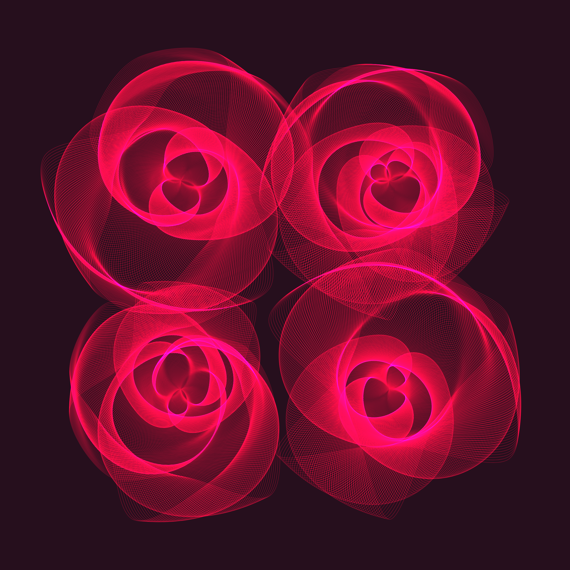 Art Blocks - Art Blocks v2 - Flowers #4695 - NFT # 116004695