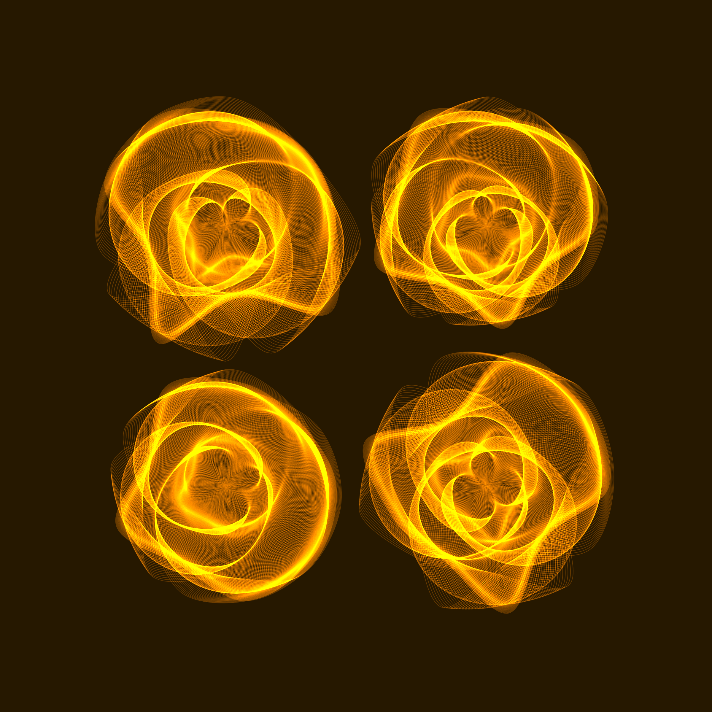 Art Blocks - Art Blocks v2 - Flowers #4703 - NFT # 116004703