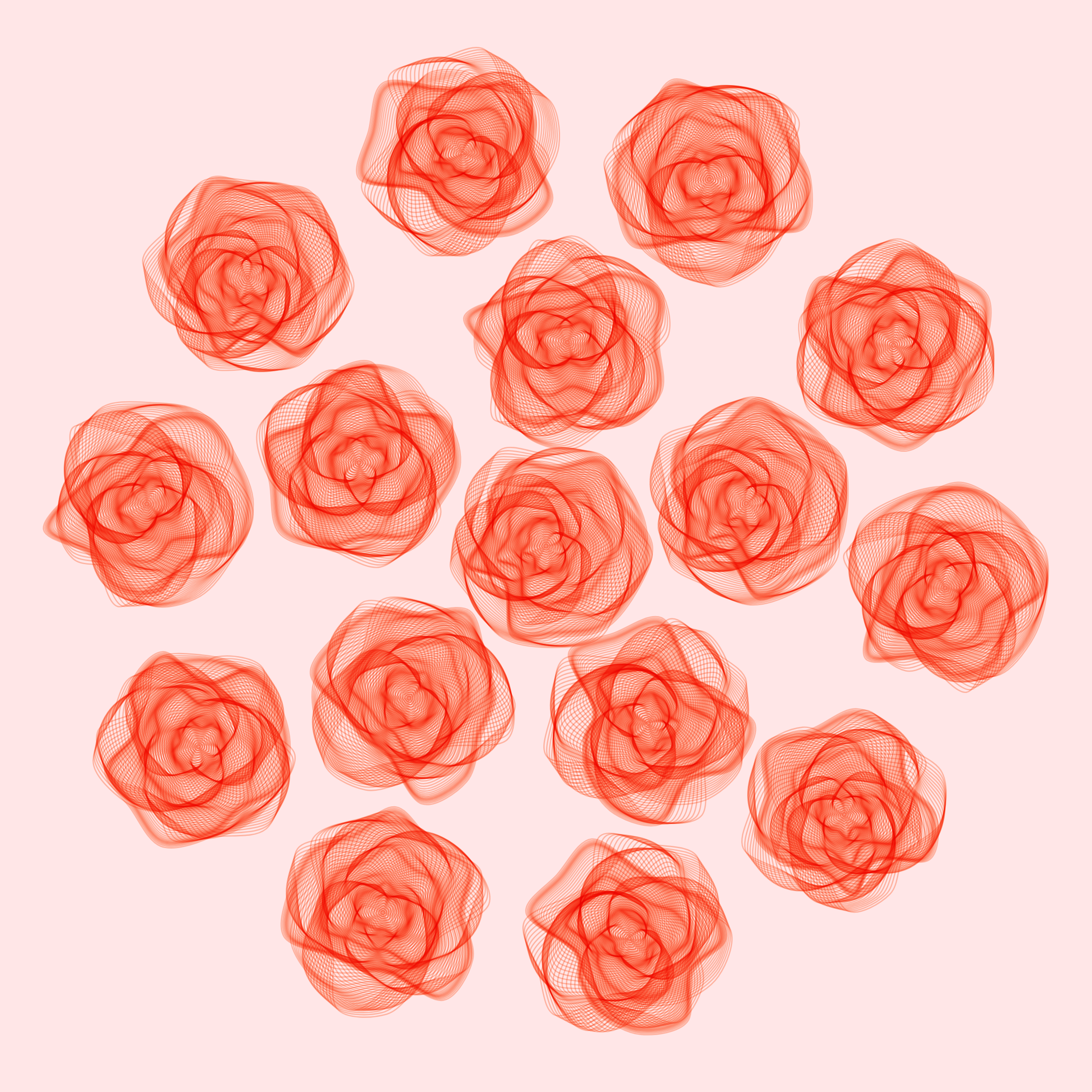 Art Blocks - Art Blocks v2 - Flowers #4704 - NFT # 116004704