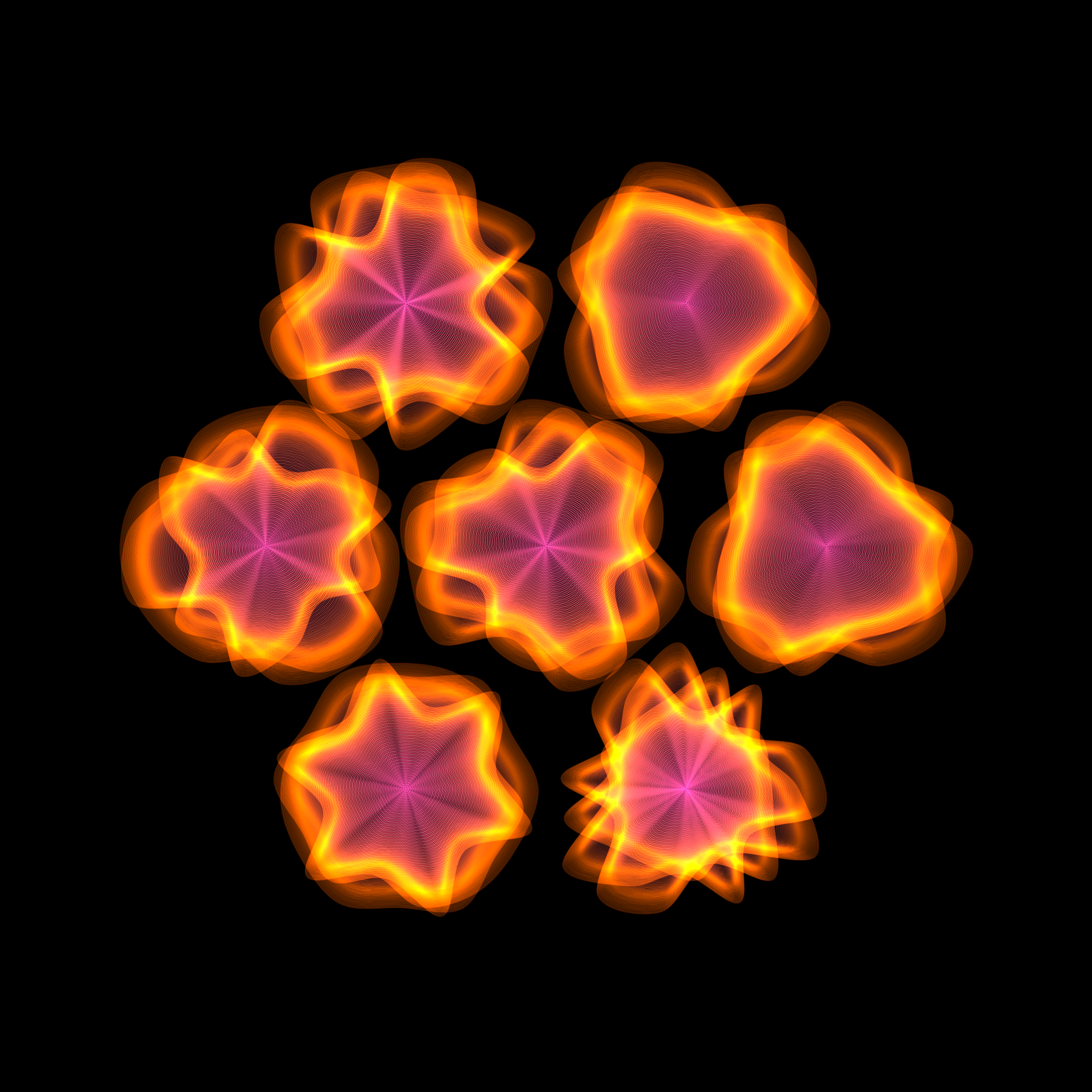 Art Blocks - Art Blocks v2 - Flowers #4709 - NFT # 116004709