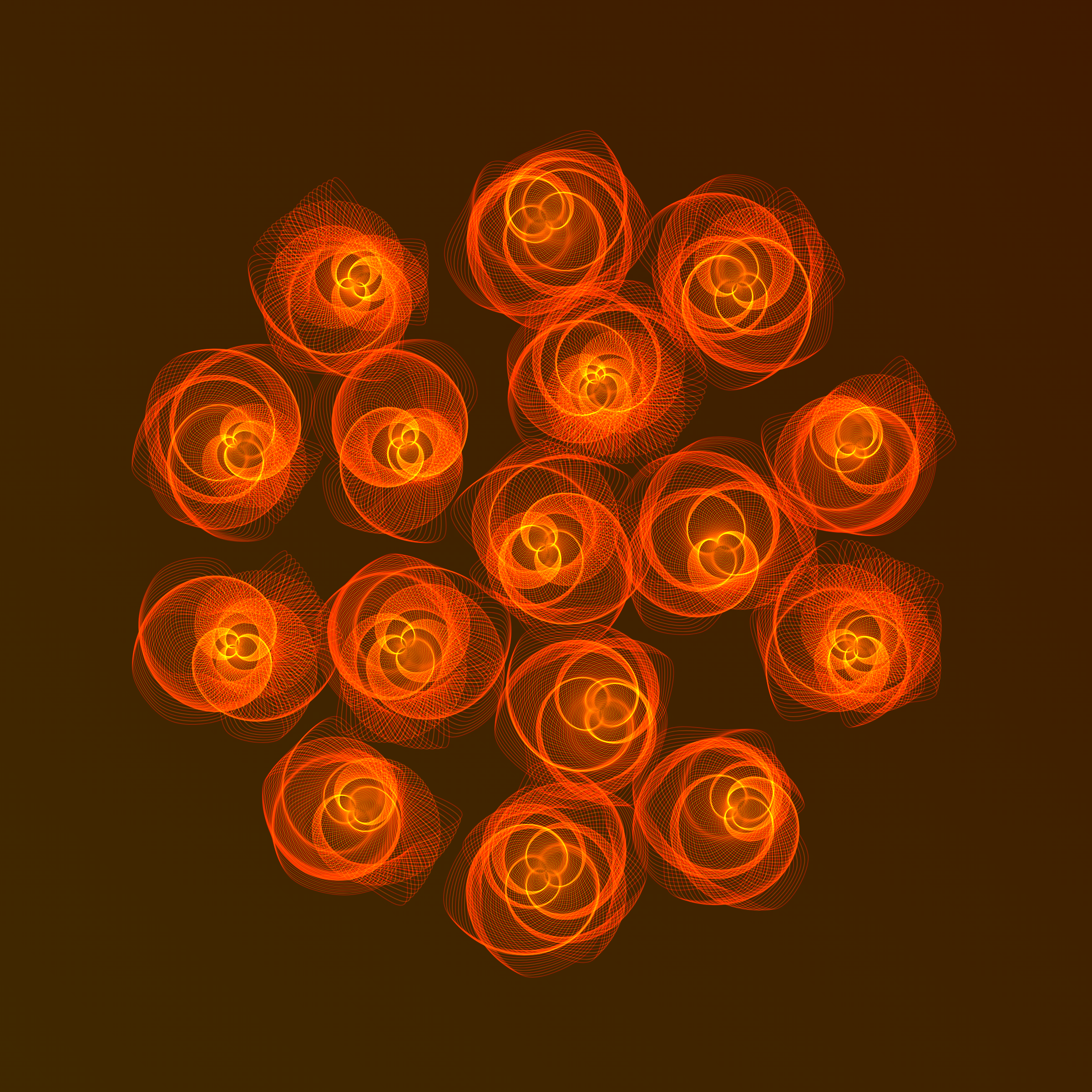 Art Blocks - Art Blocks v2 - Flowers #4710 - NFT # 116004710