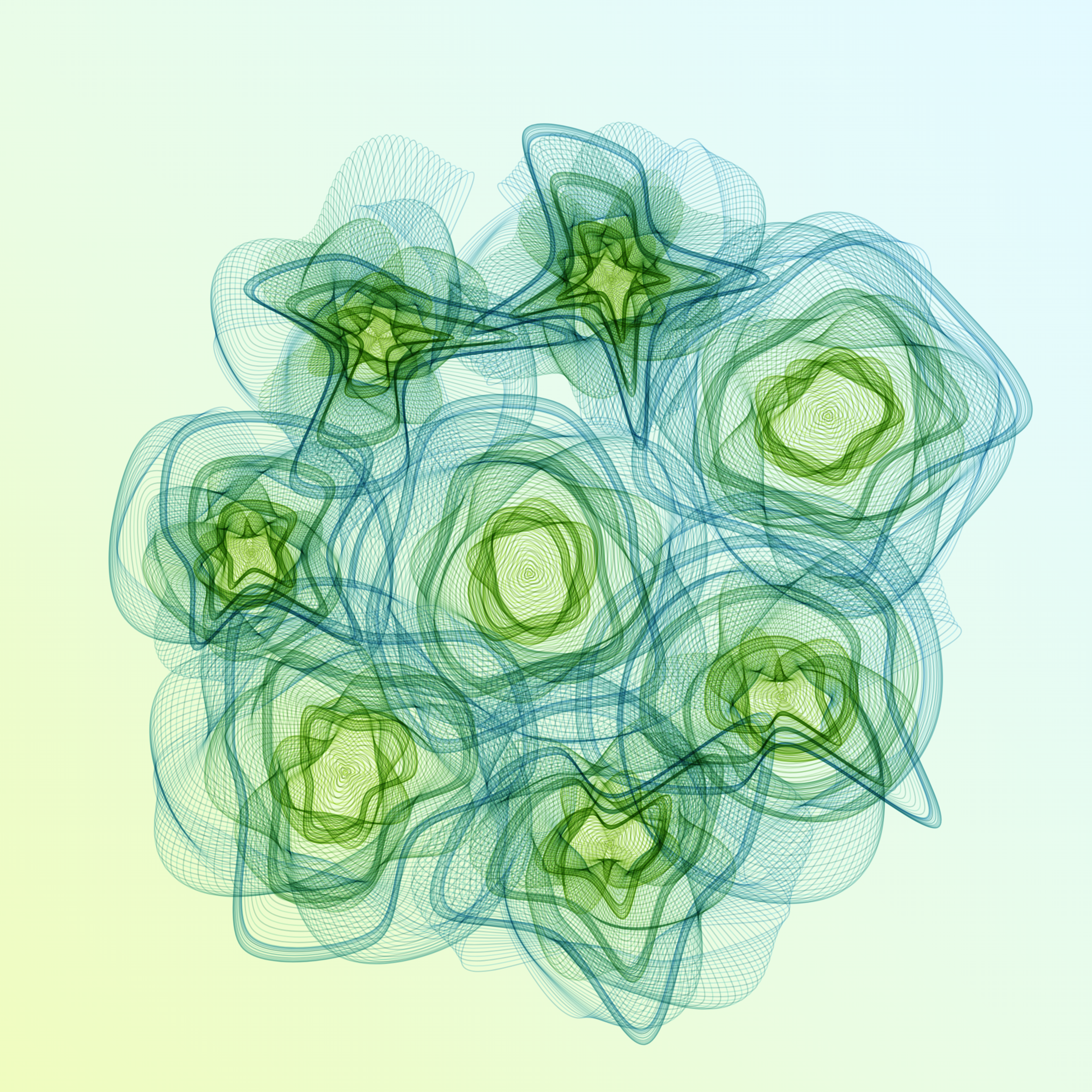 Art Blocks - Art Blocks v2 - Flowers #4721 - NFT # 116004721