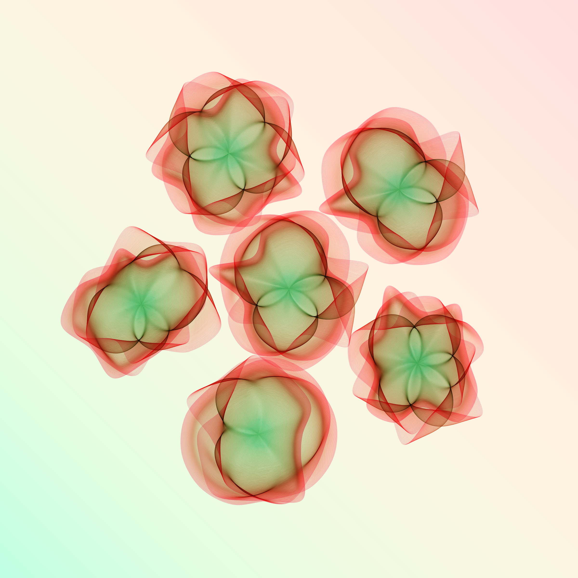 Art Blocks - Art Blocks v2 - Flowers #4723 - NFT # 116004723