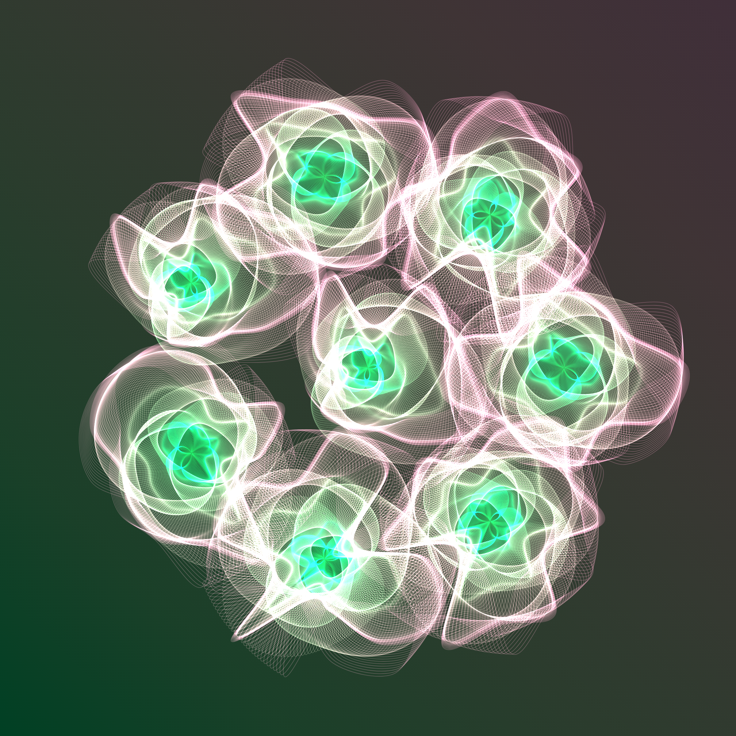 Art Blocks - Art Blocks v2 - Flowers #4735 - NFT # 116004735