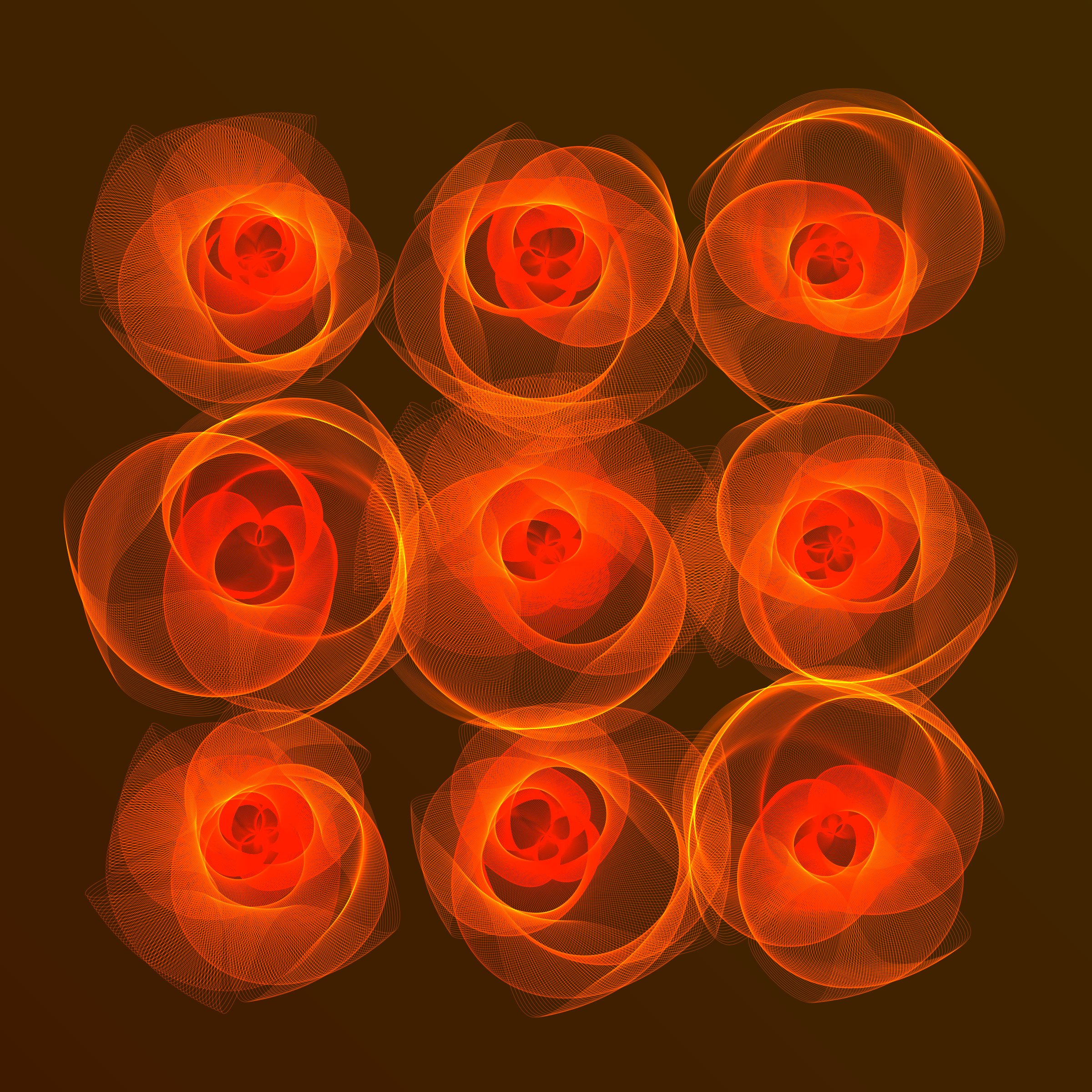 Art Blocks - Art Blocks v2 - Flowers #4737 - NFT # 116004737