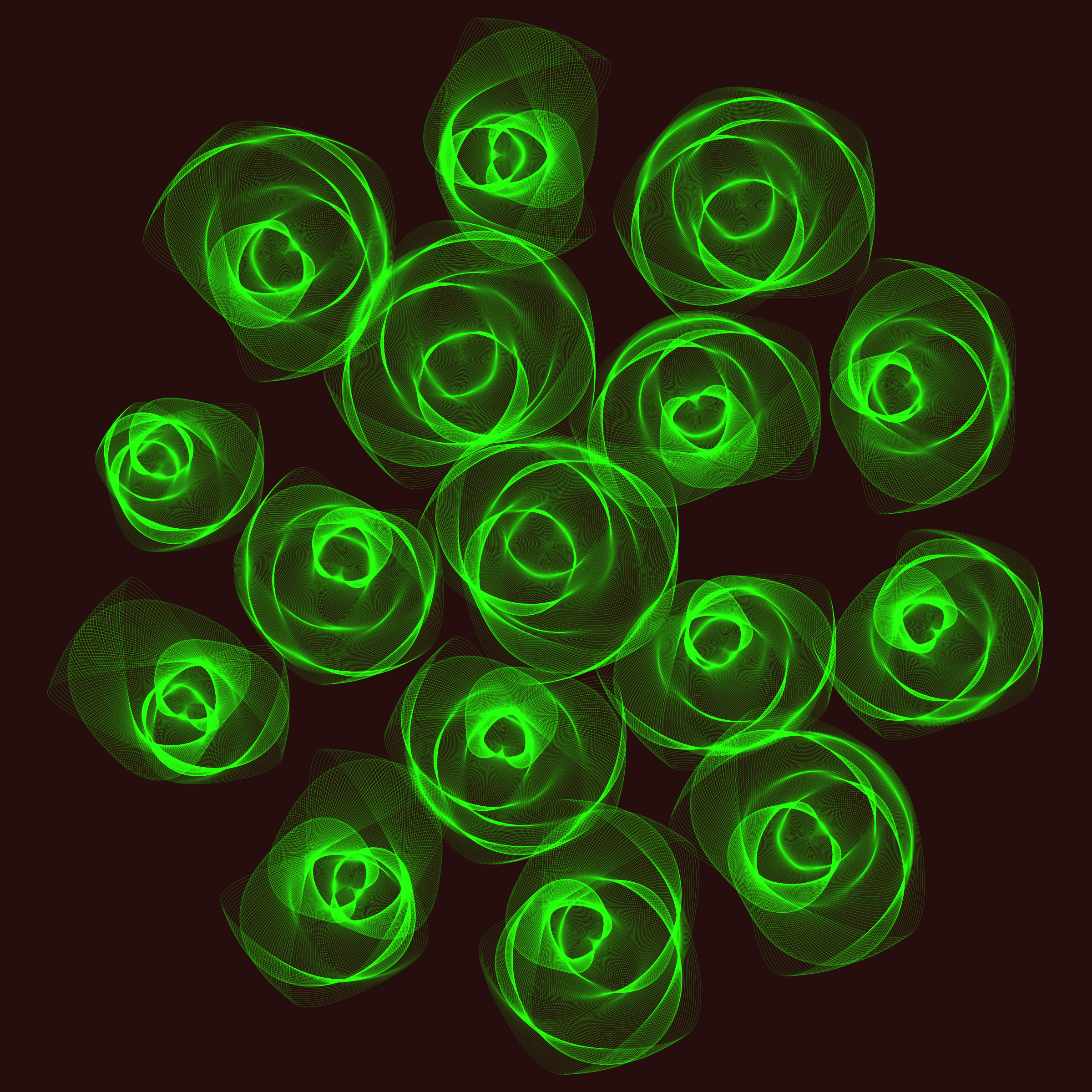 Art Blocks - Art Blocks v2 - Flowers #4749 - NFT # 116004749