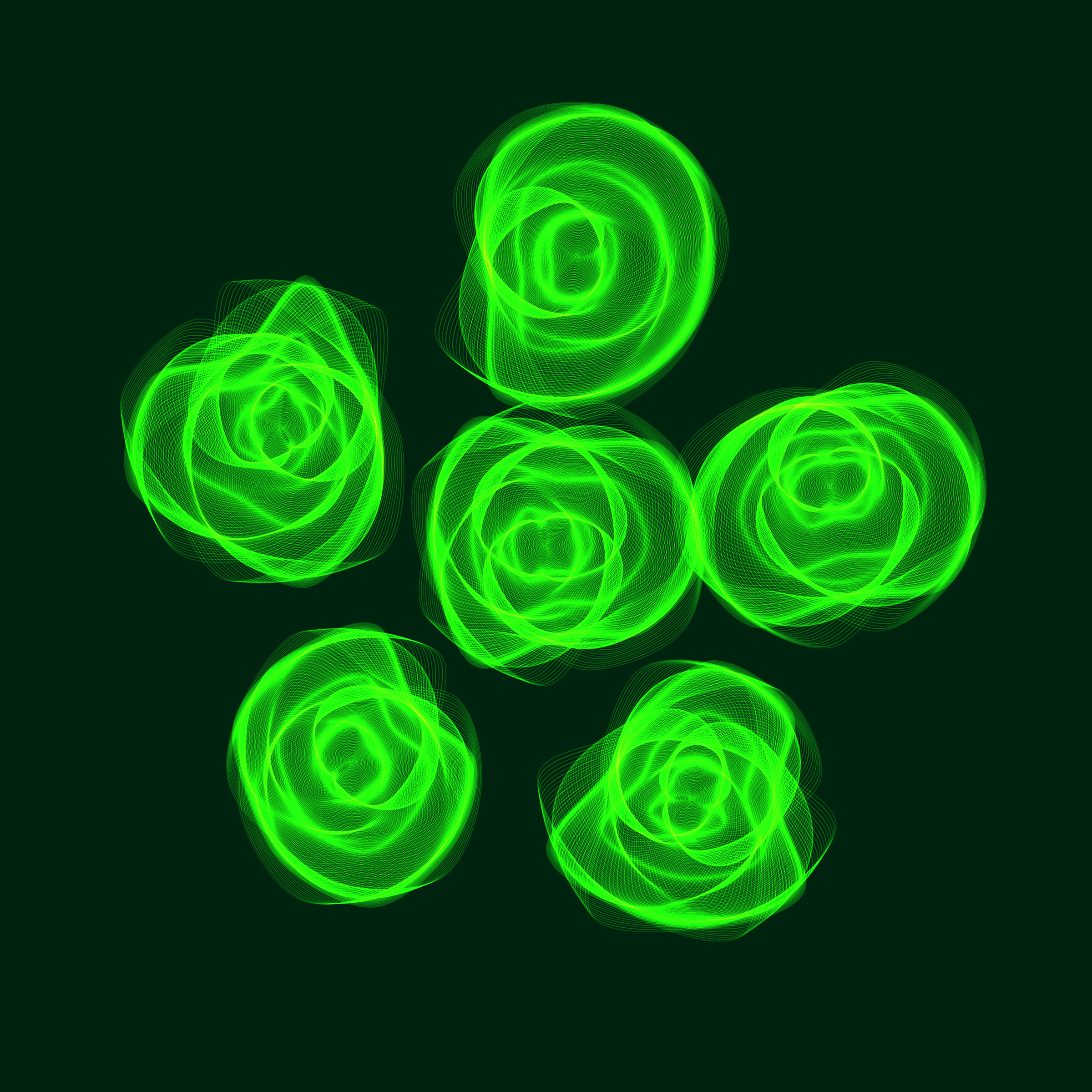 Art Blocks - Art Blocks v2 - Flowers #4756 - NFT # 116004756