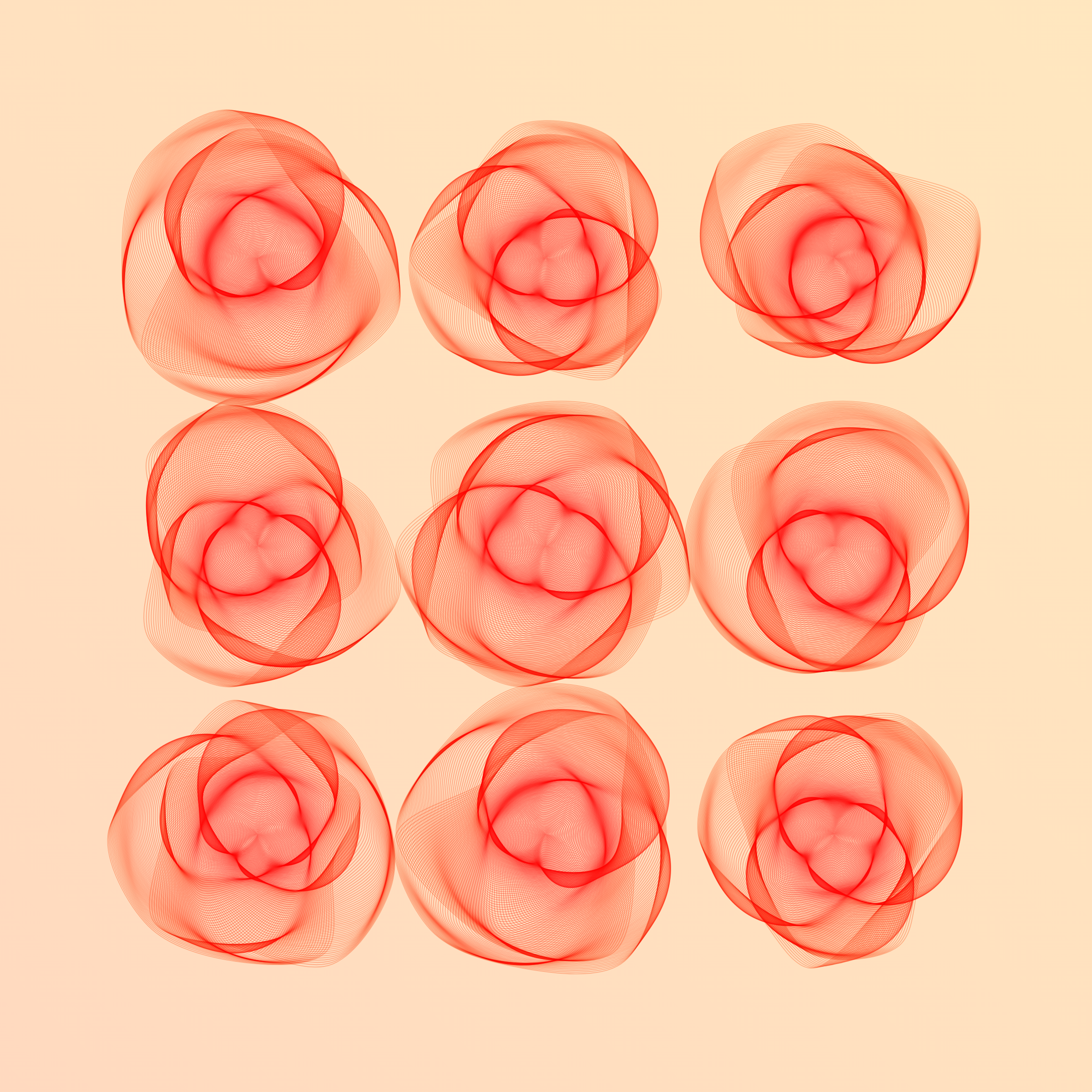 Art Blocks - Art Blocks v2 - Flowers #4763 - NFT # 116004763