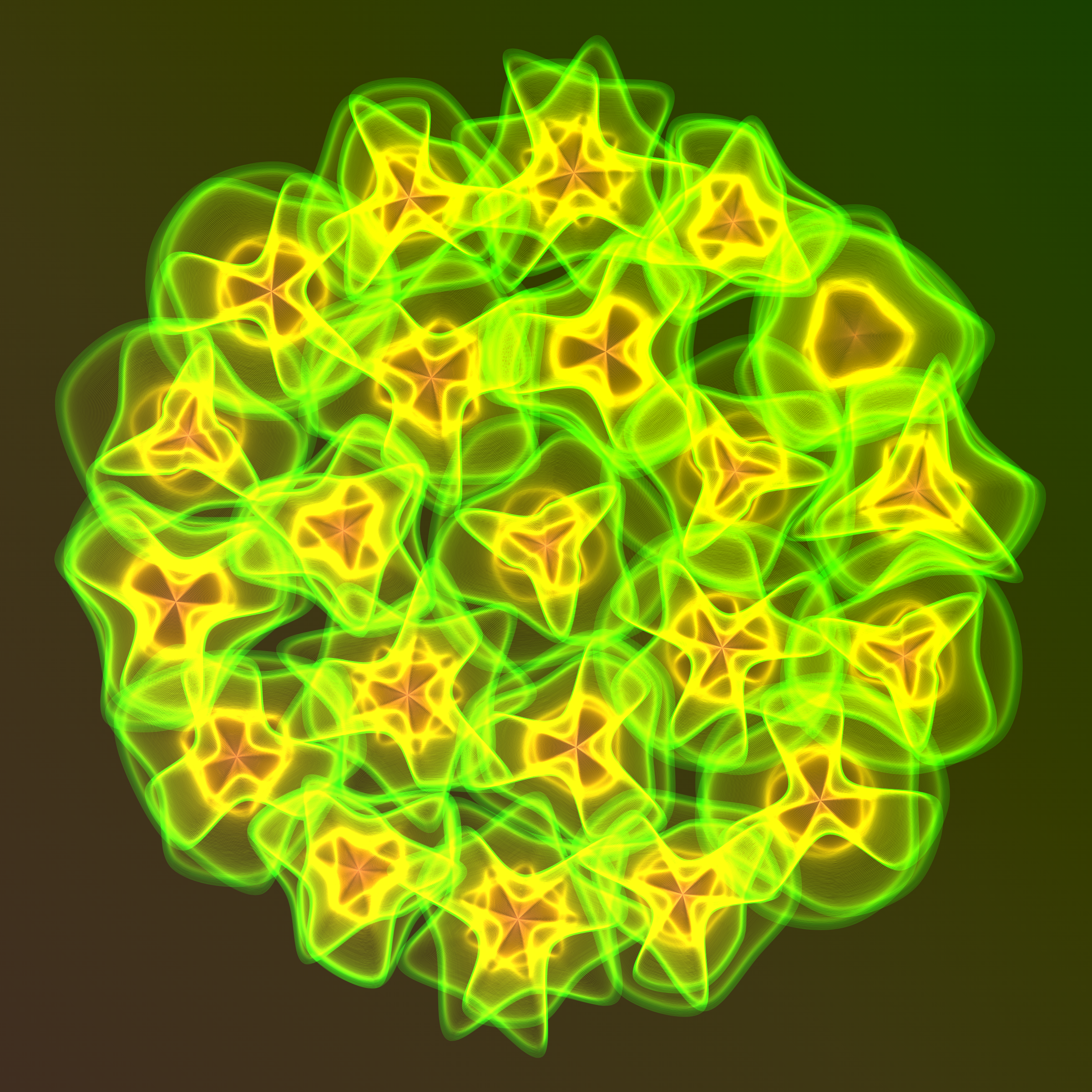 Art Blocks - Art Blocks v2 - Flowers #4767 - NFT # 116004767