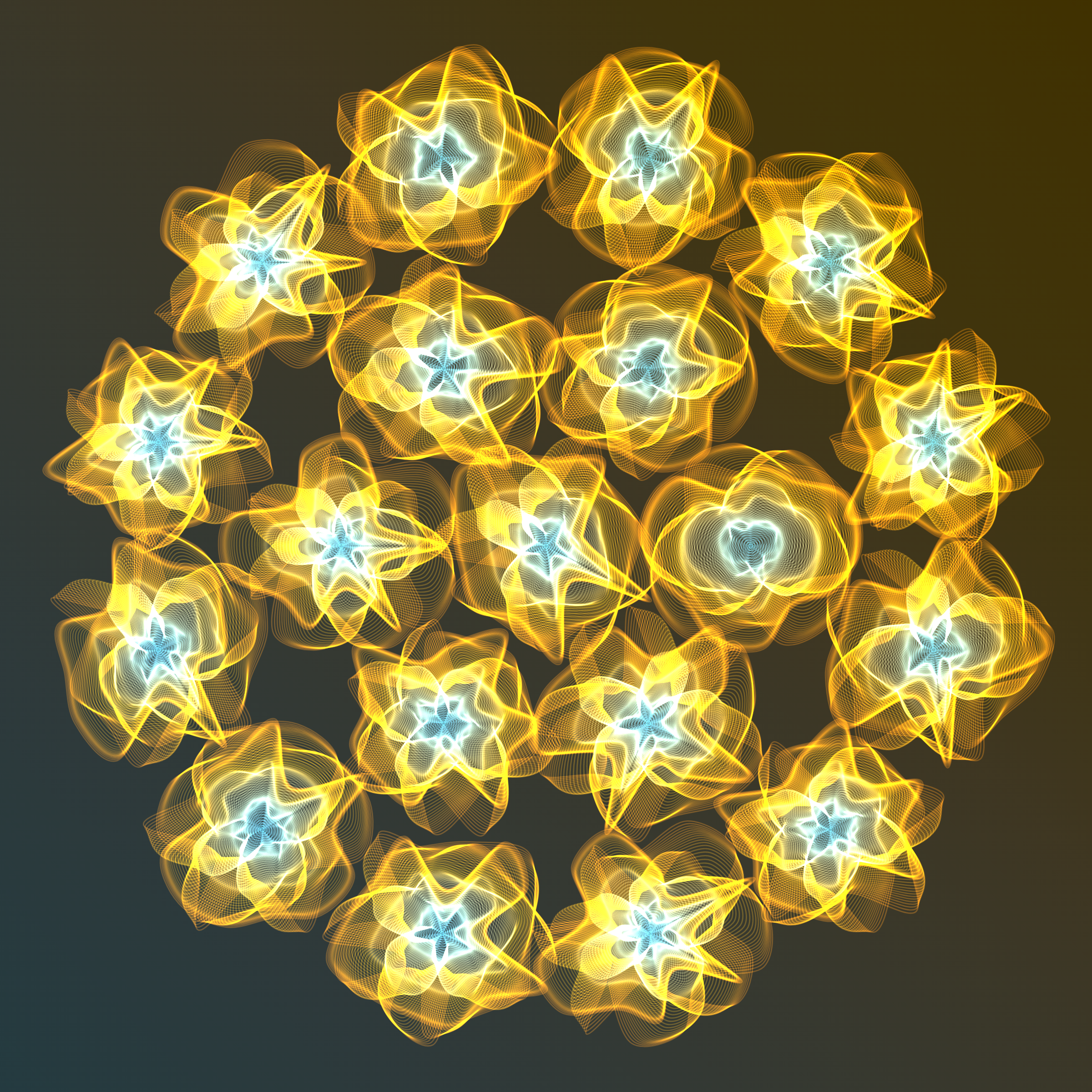 Art Blocks - Art Blocks v2 - Flowers #4781 - NFT # 116004781