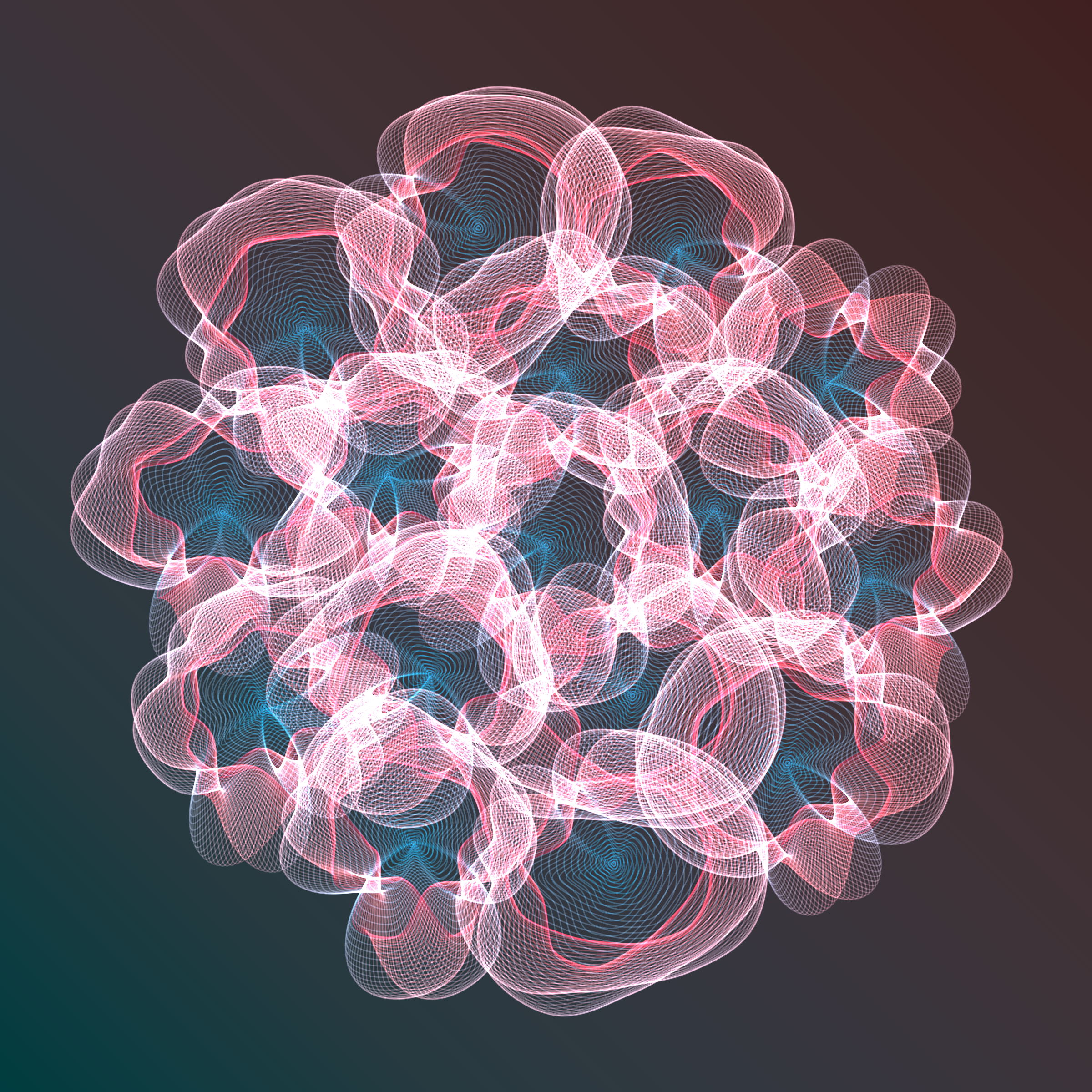 Art Blocks - Art Blocks v2 - Flowers #4812 - NFT # 116004812