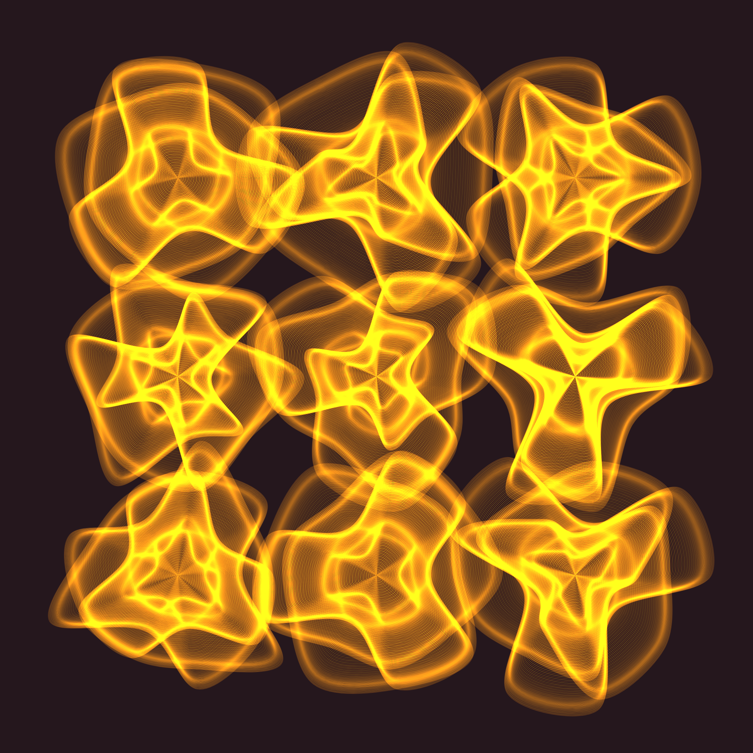 Art Blocks - Art Blocks v2 - Flowers #4821 - NFT # 116004821