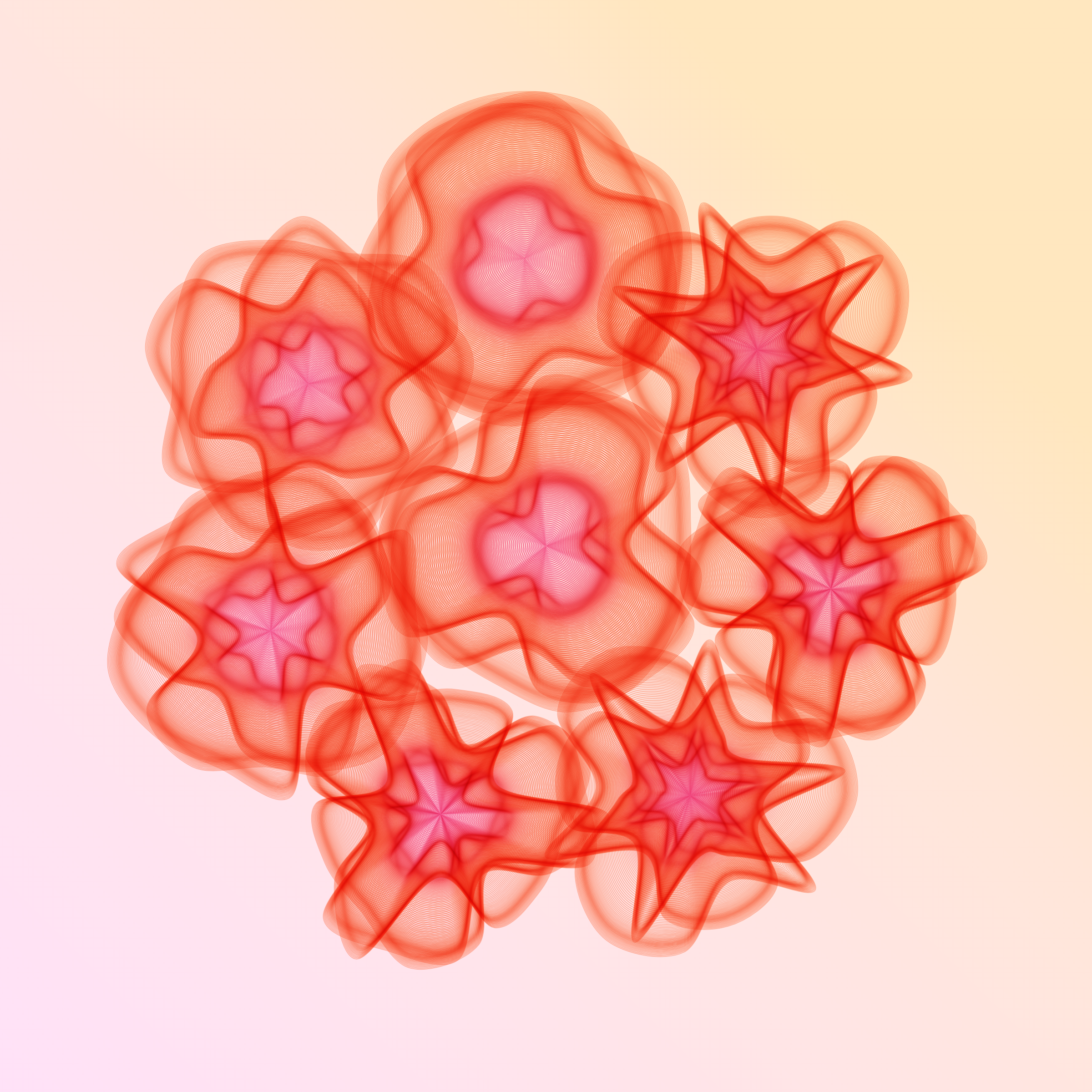 Art Blocks - Art Blocks v2 - Flowers #4824 - NFT # 116004824