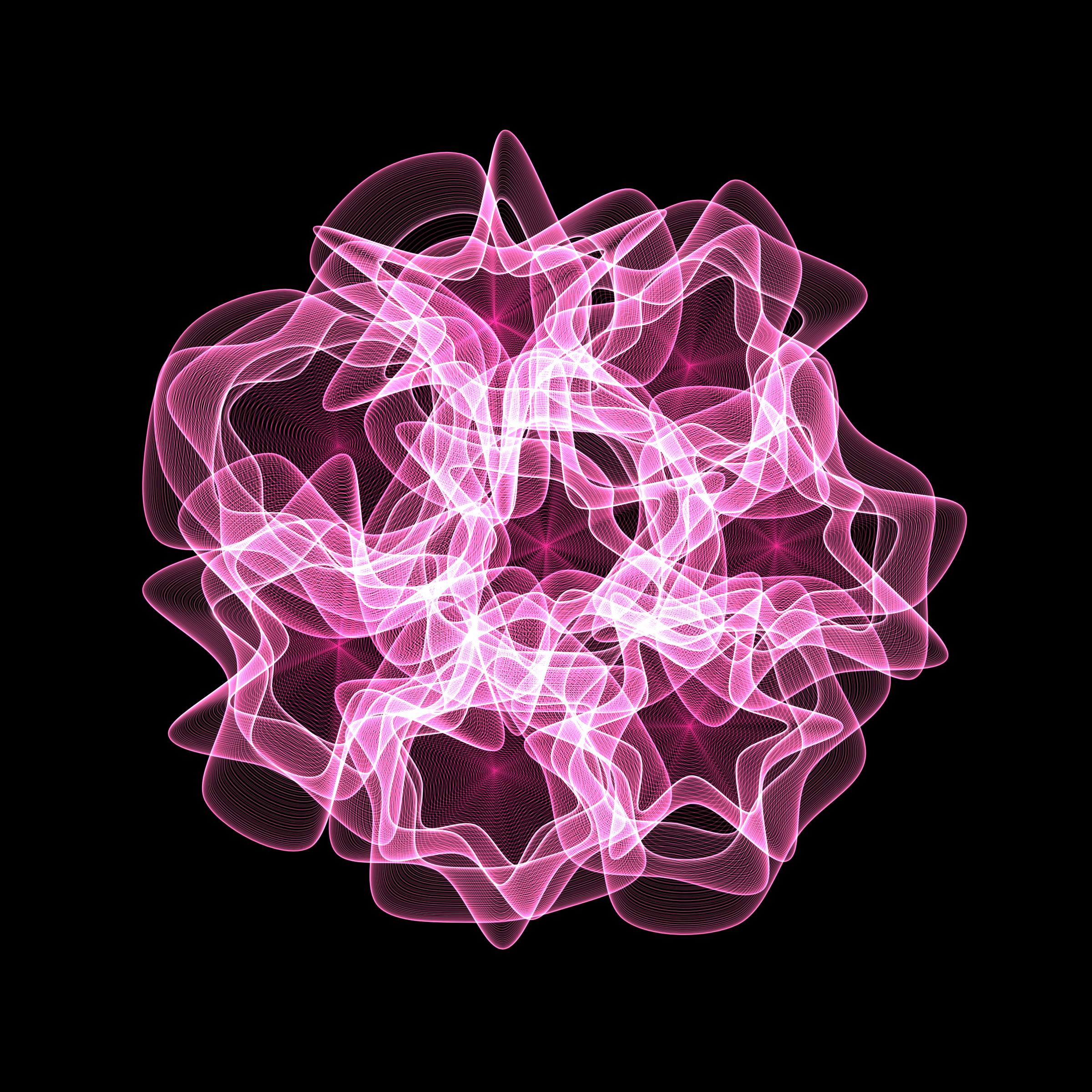 Art Blocks - Art Blocks v2 - Flowers #4827 - NFT # 116004827