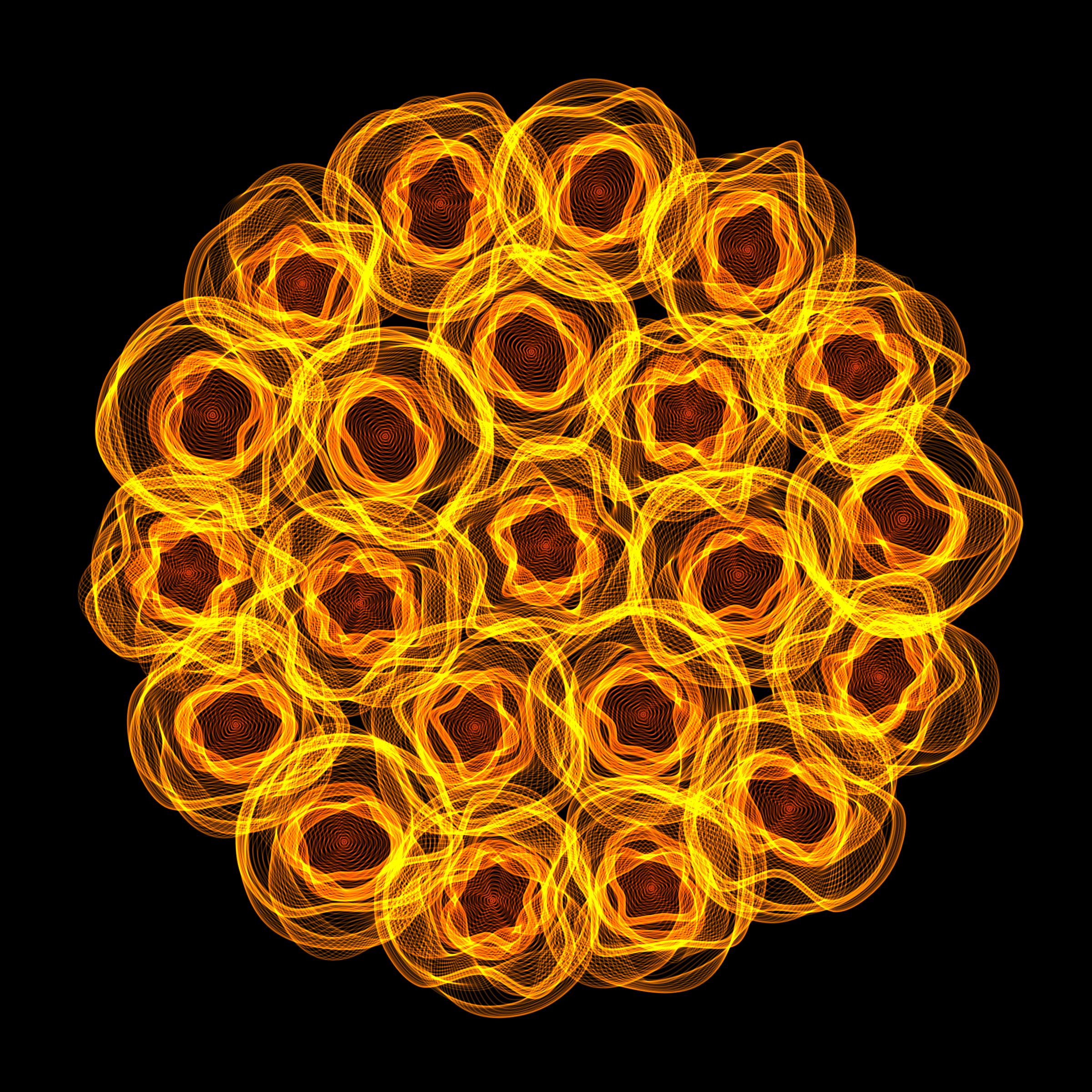 Art Blocks - Art Blocks v2 - Flowers #4830 - NFT # 116004830