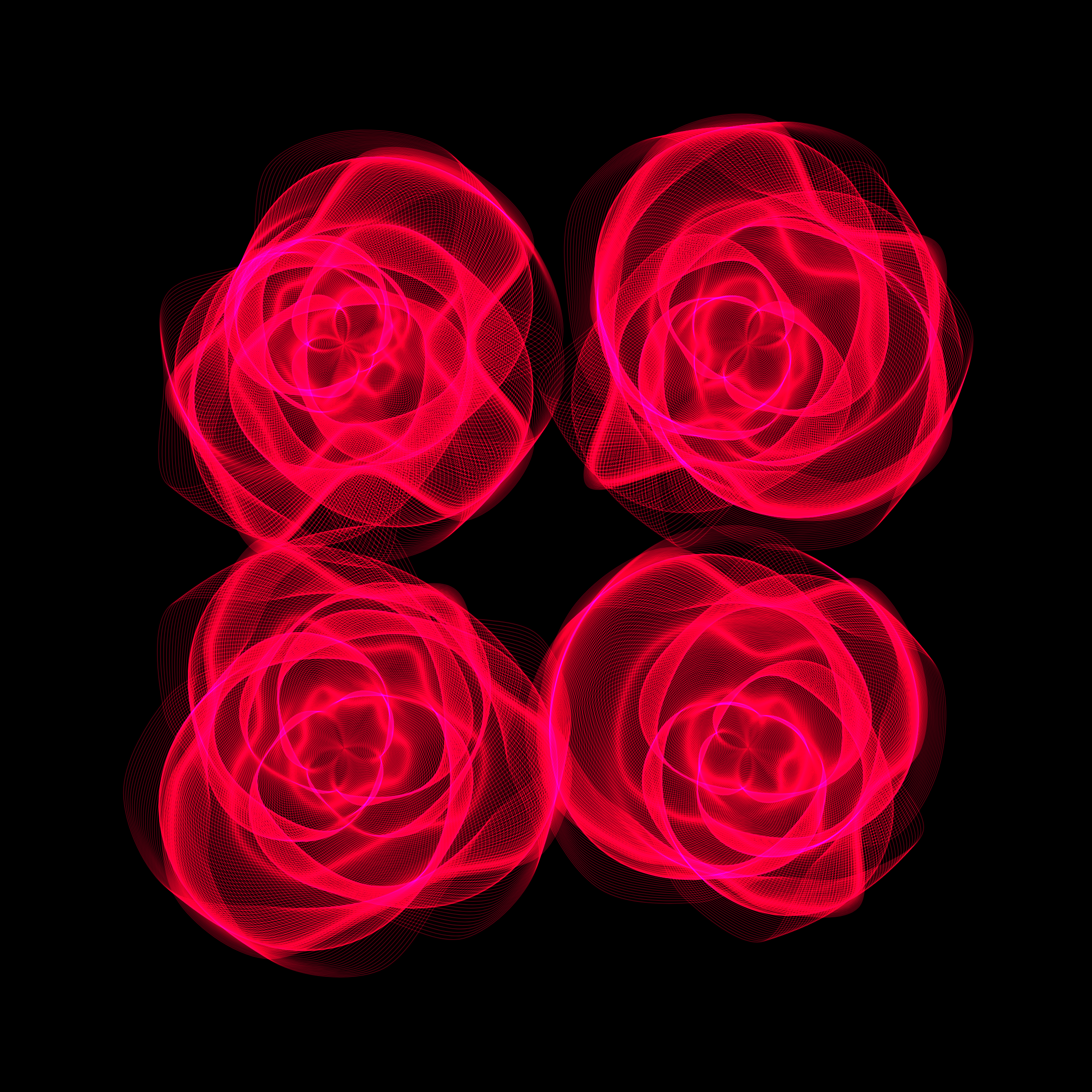 Art Blocks - Art Blocks v2 - Flowers #4833 - NFT # 116004833