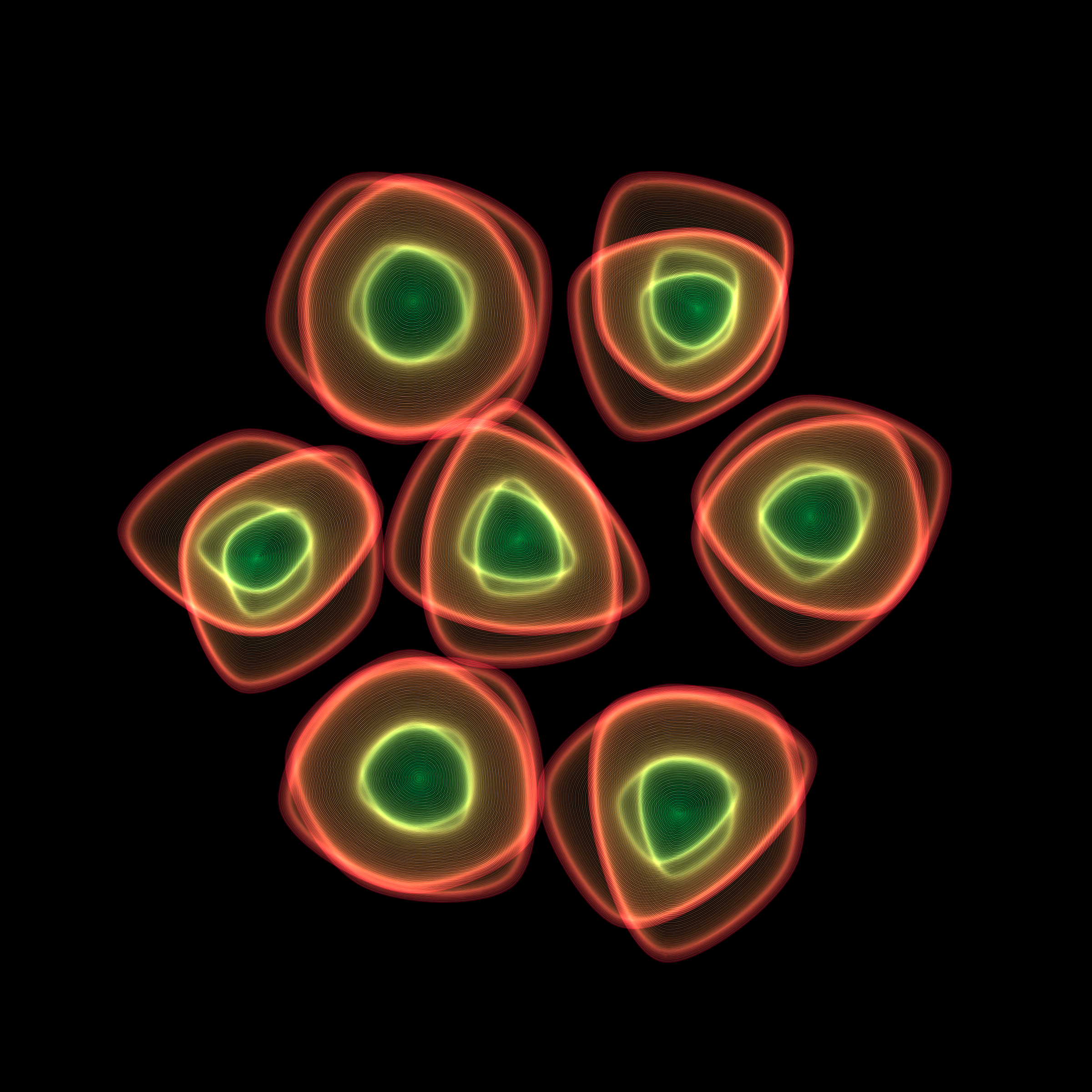 Art Blocks - Art Blocks v2 - Flowers #4837 - NFT # 116004837