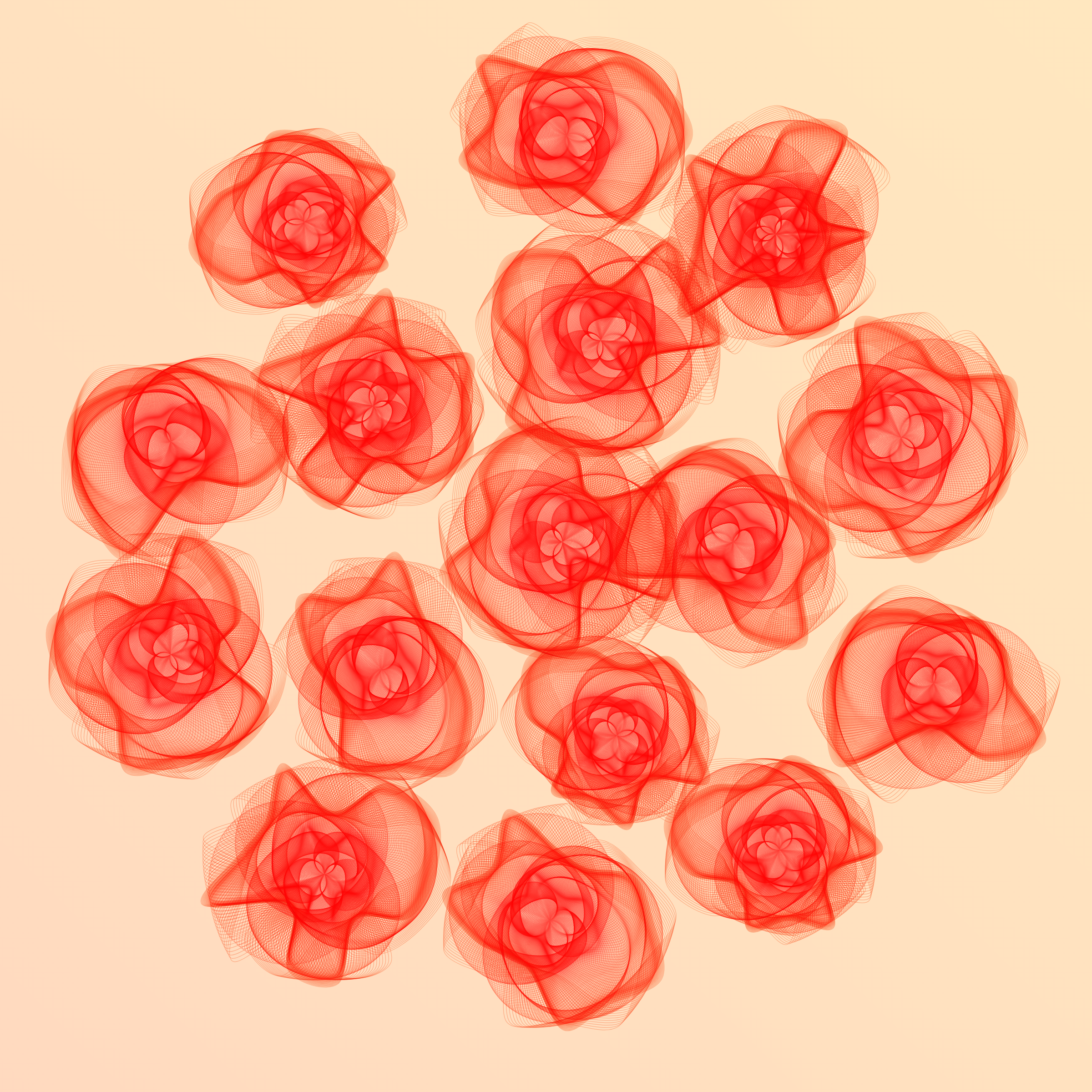 Art Blocks - Art Blocks v2 - Flowers #4840 - NFT # 116004840