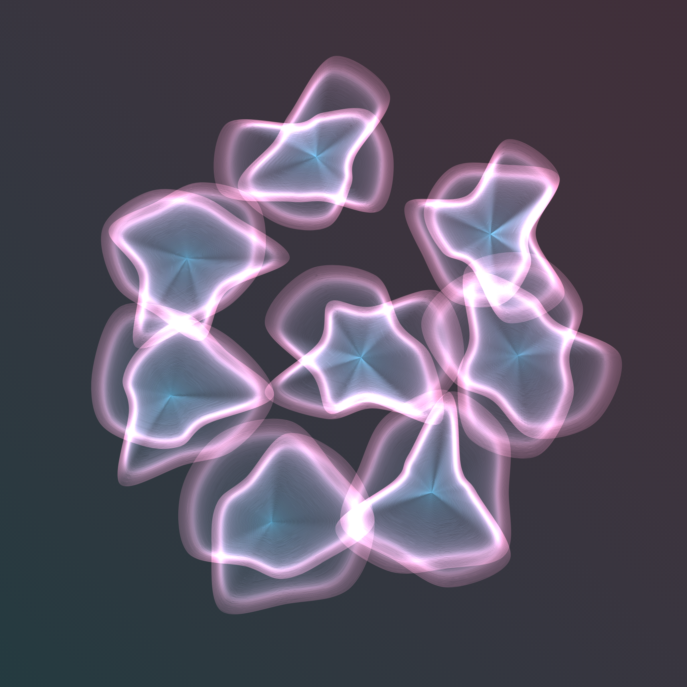 Art Blocks - Art Blocks v2 - Flowers #4843 - NFT # 116004843