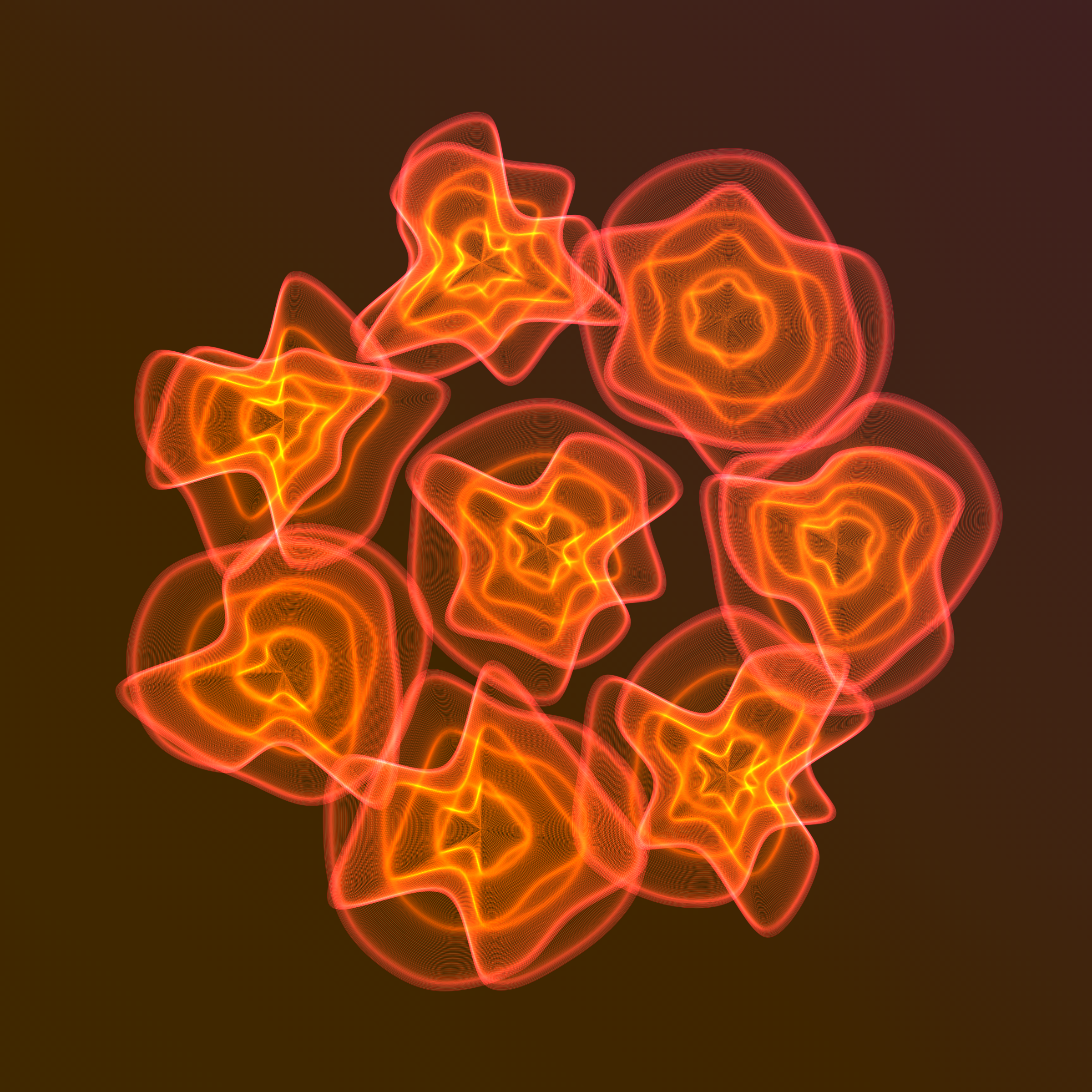 Art Blocks - Art Blocks v2 - Flowers #4844 - NFT # 116004844