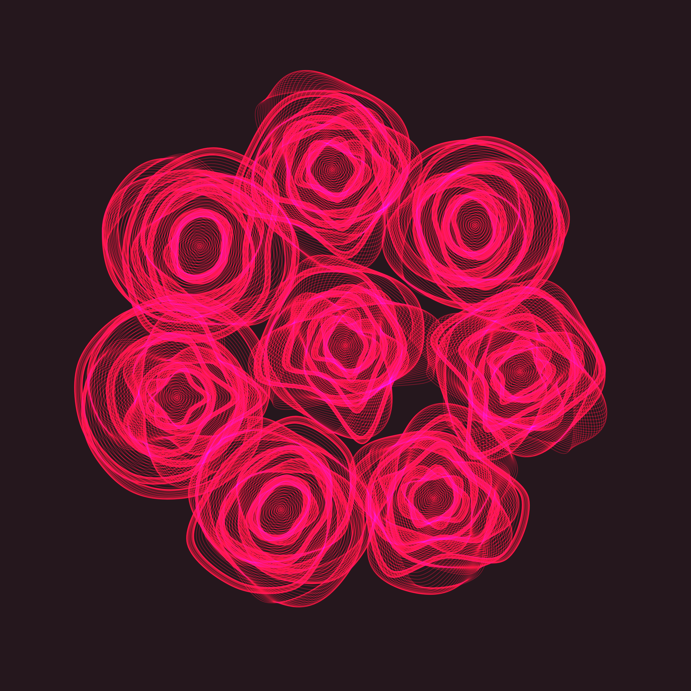 Art Blocks - Art Blocks v2 - Flowers #4850 - NFT # 116004850