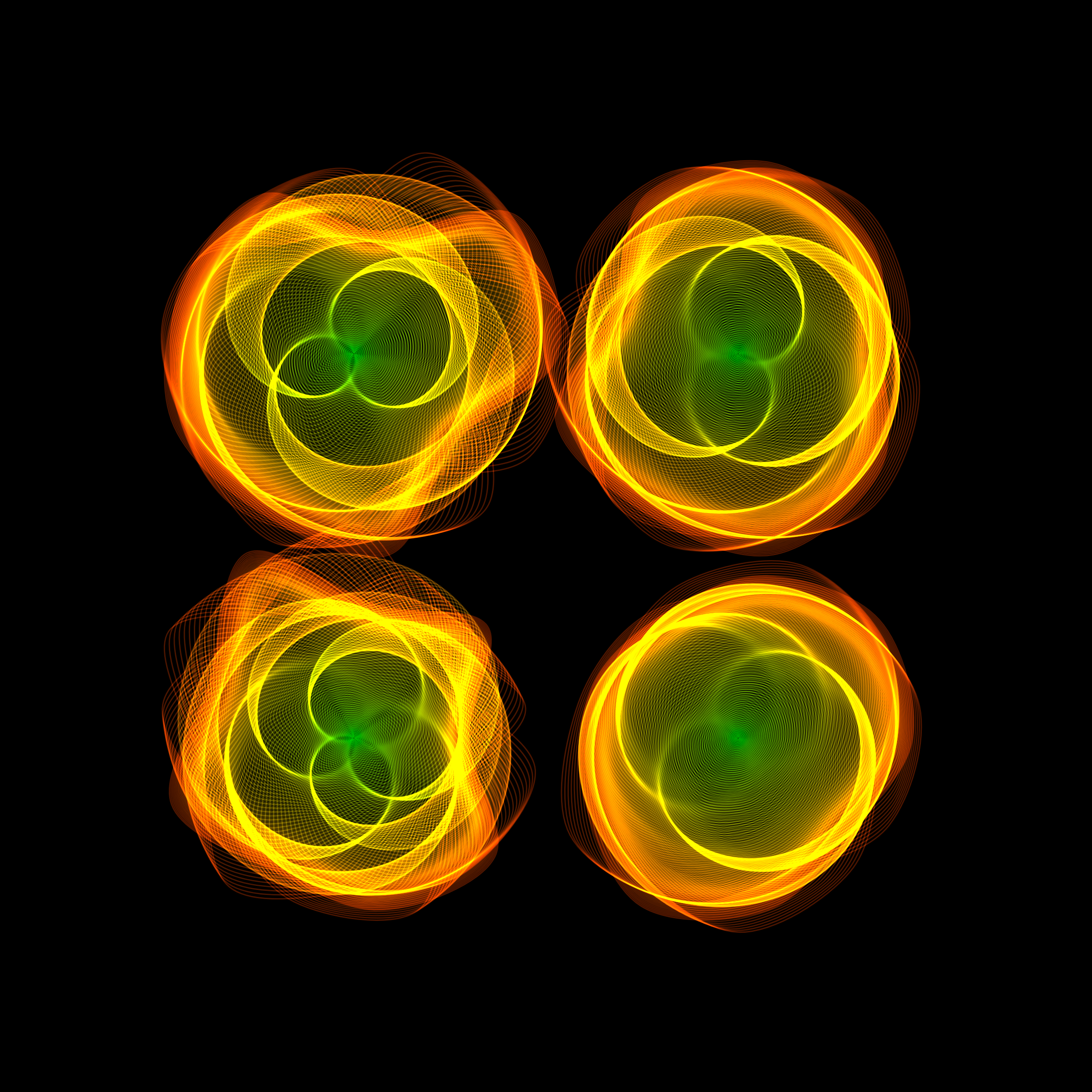 Art Blocks - Art Blocks v2 - Flowers #4852 - NFT # 116004852