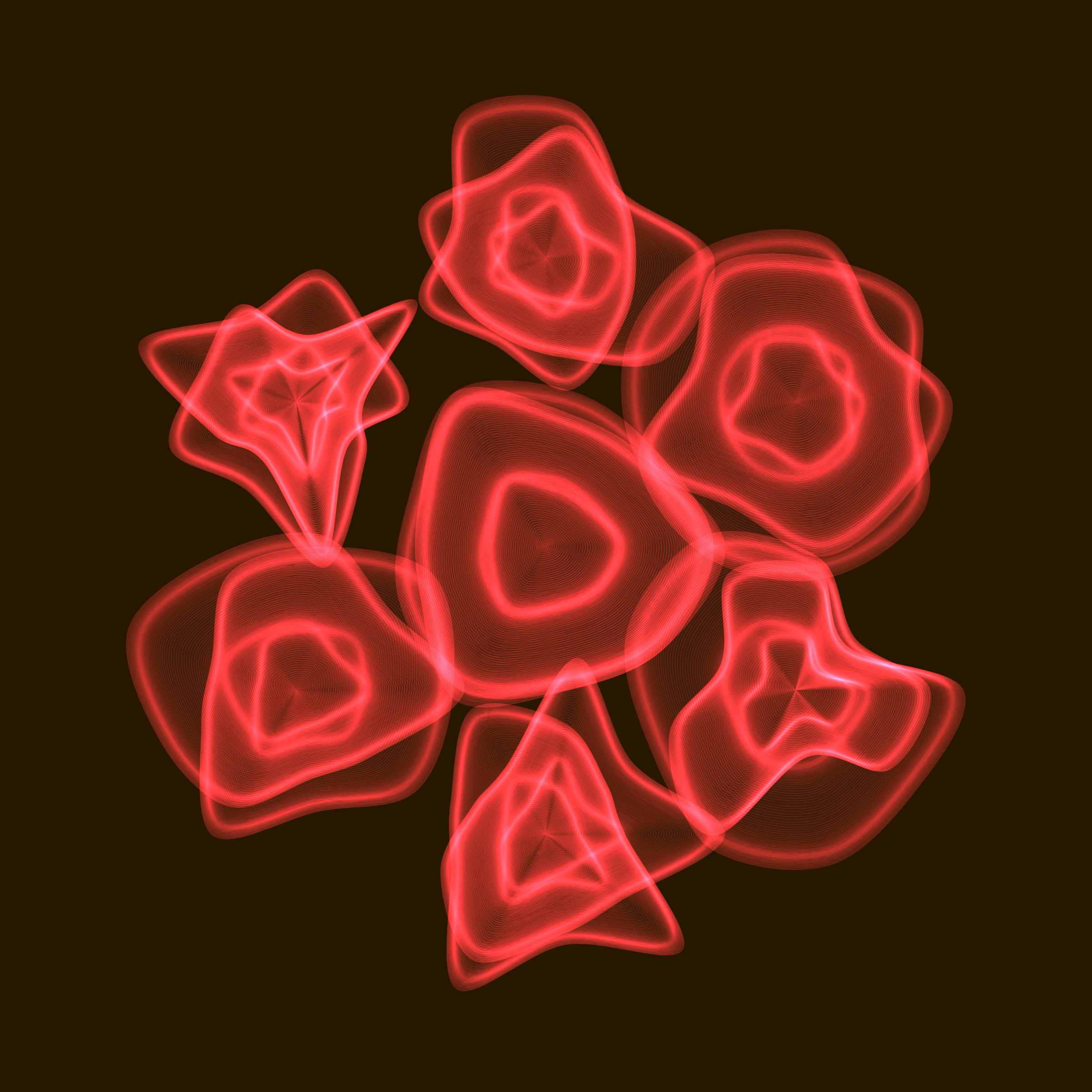 Art Blocks - Art Blocks v2 - Flowers #4854 - NFT # 116004854