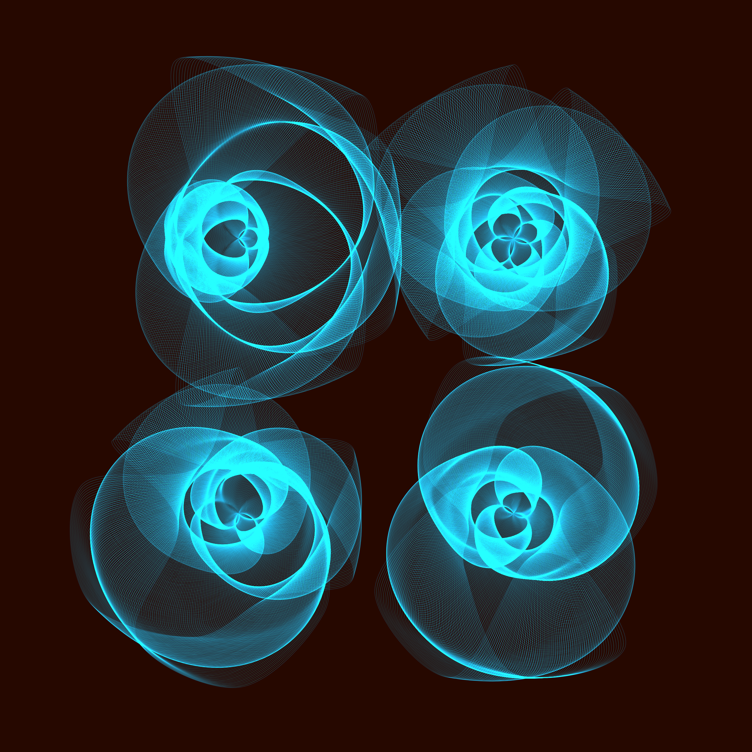 Art Blocks - Art Blocks v2 - Flowers #4857 - NFT # 116004857