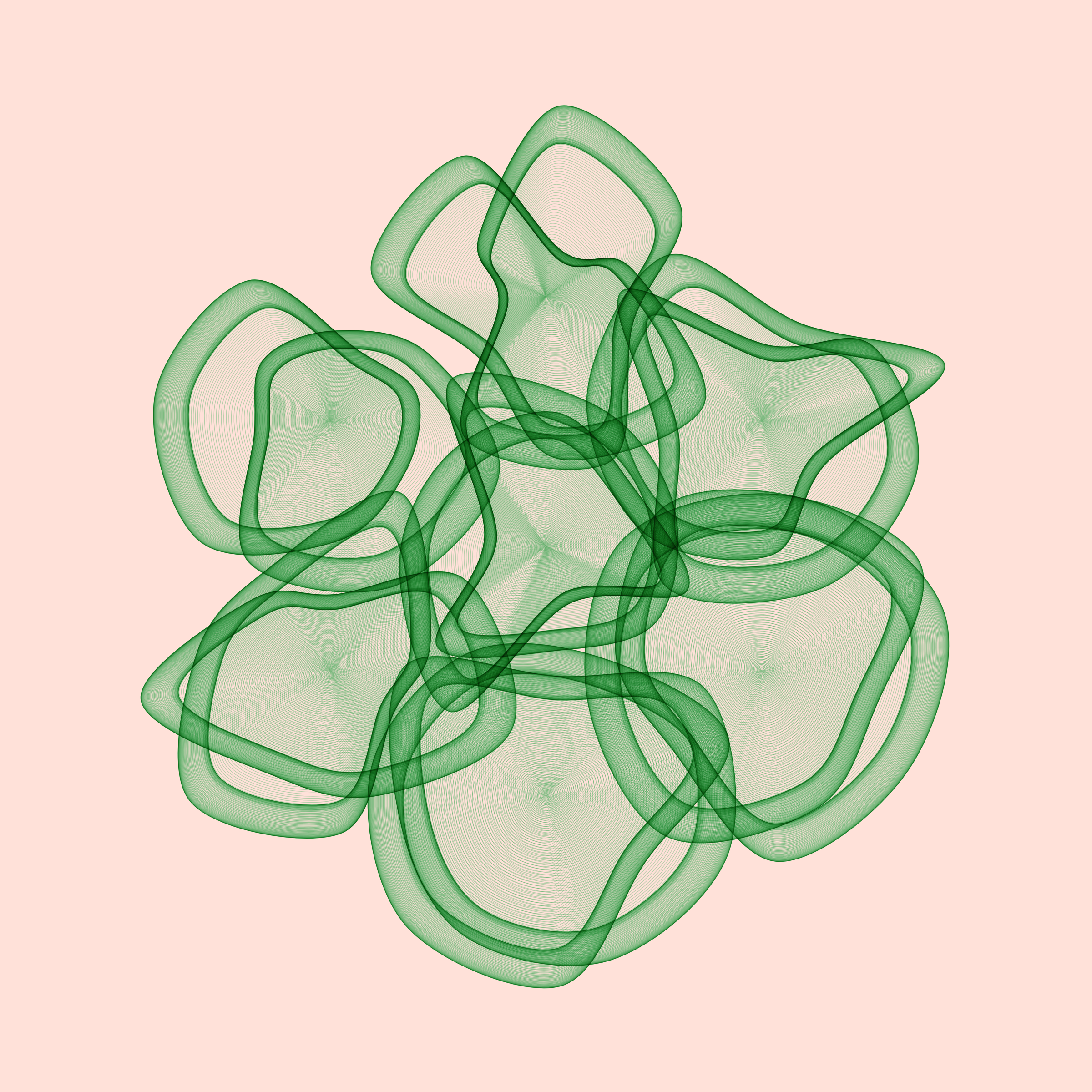 Art Blocks - Art Blocks v2 - Flowers #4860 - NFT # 116004860