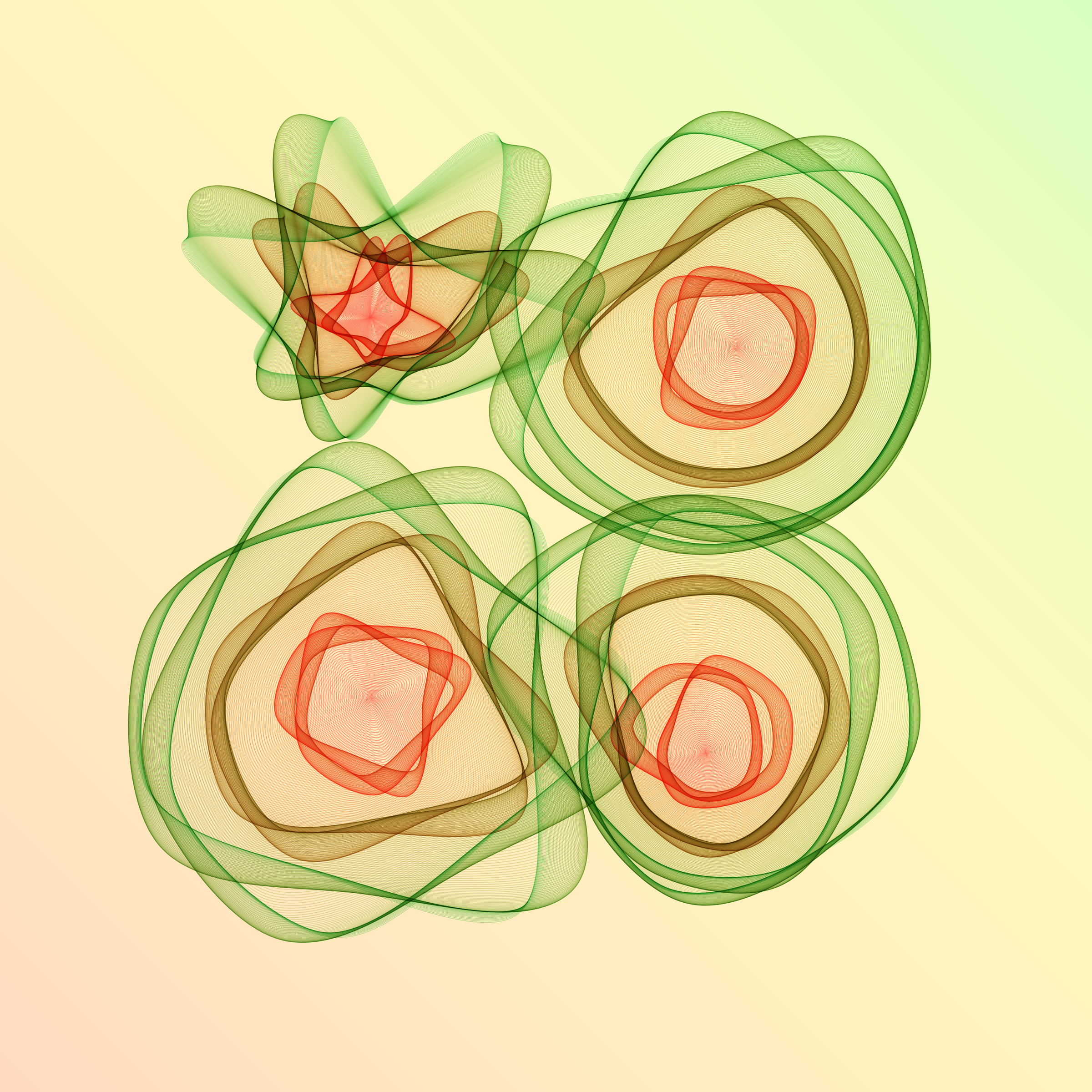 Art Blocks - Art Blocks v2 - Flowers #4871 - NFT # 116004871