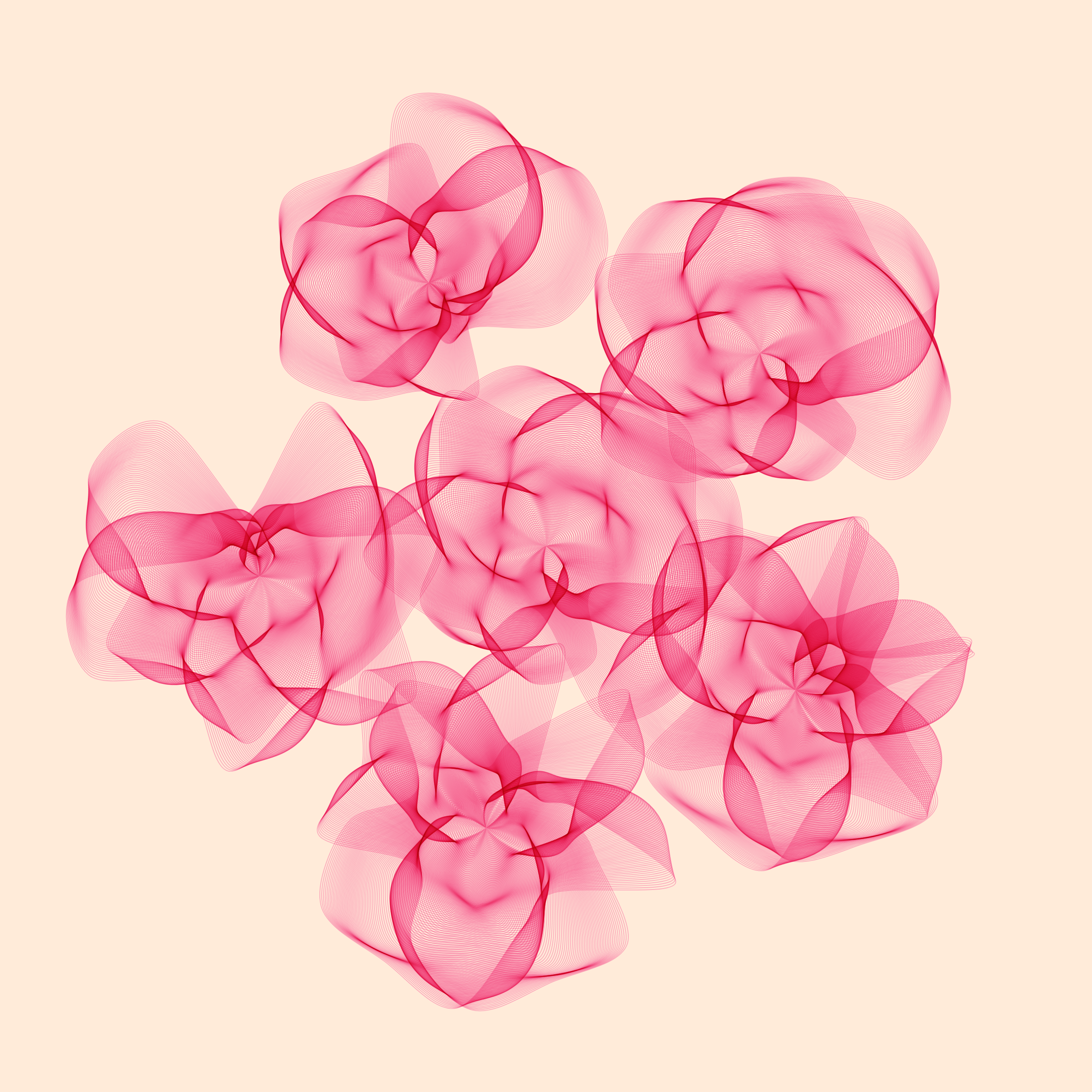 Art Blocks - Art Blocks v2 - Flowers #4873 - NFT # 116004873