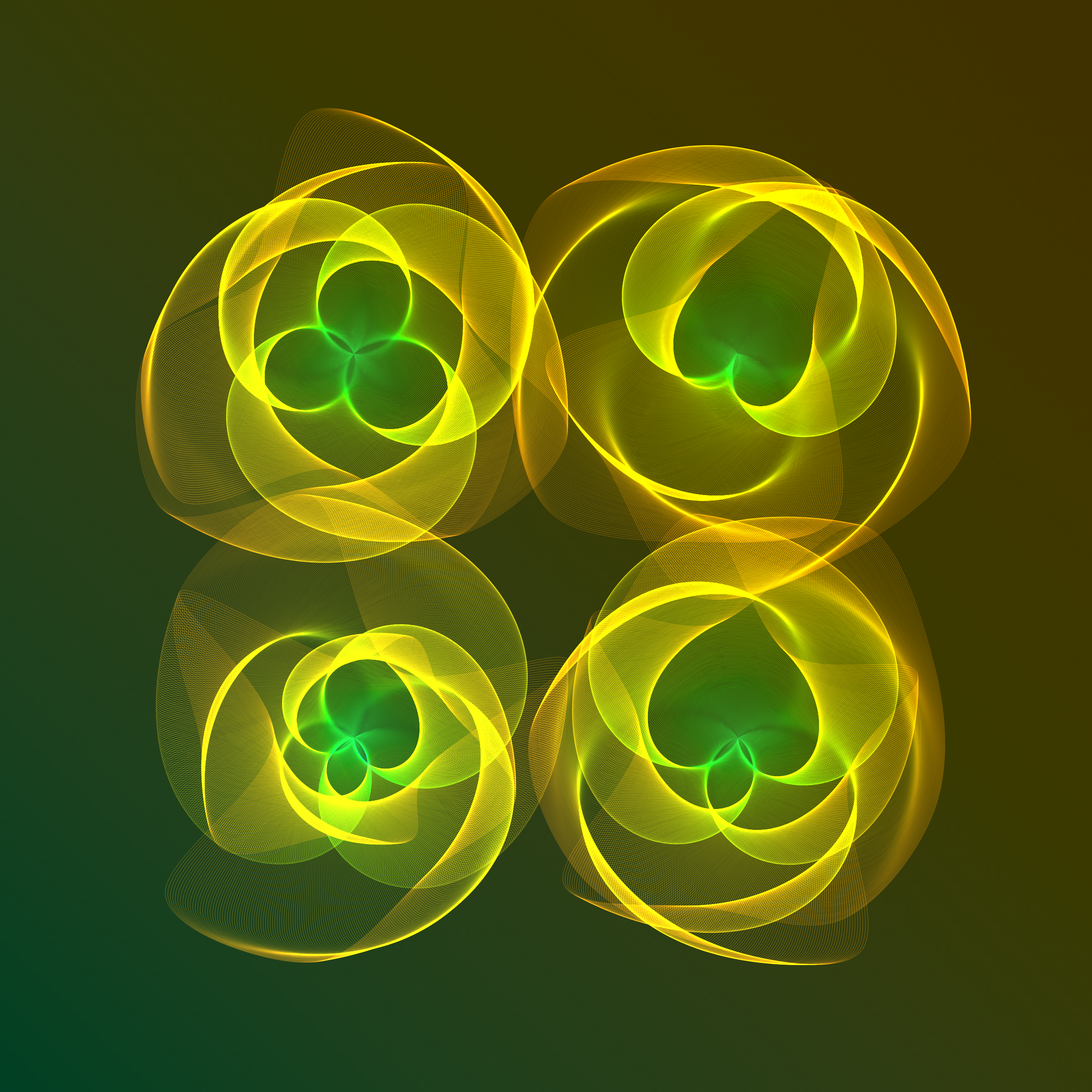 Art Blocks - Art Blocks v2 - Flowers #4901 - NFT # 116004901