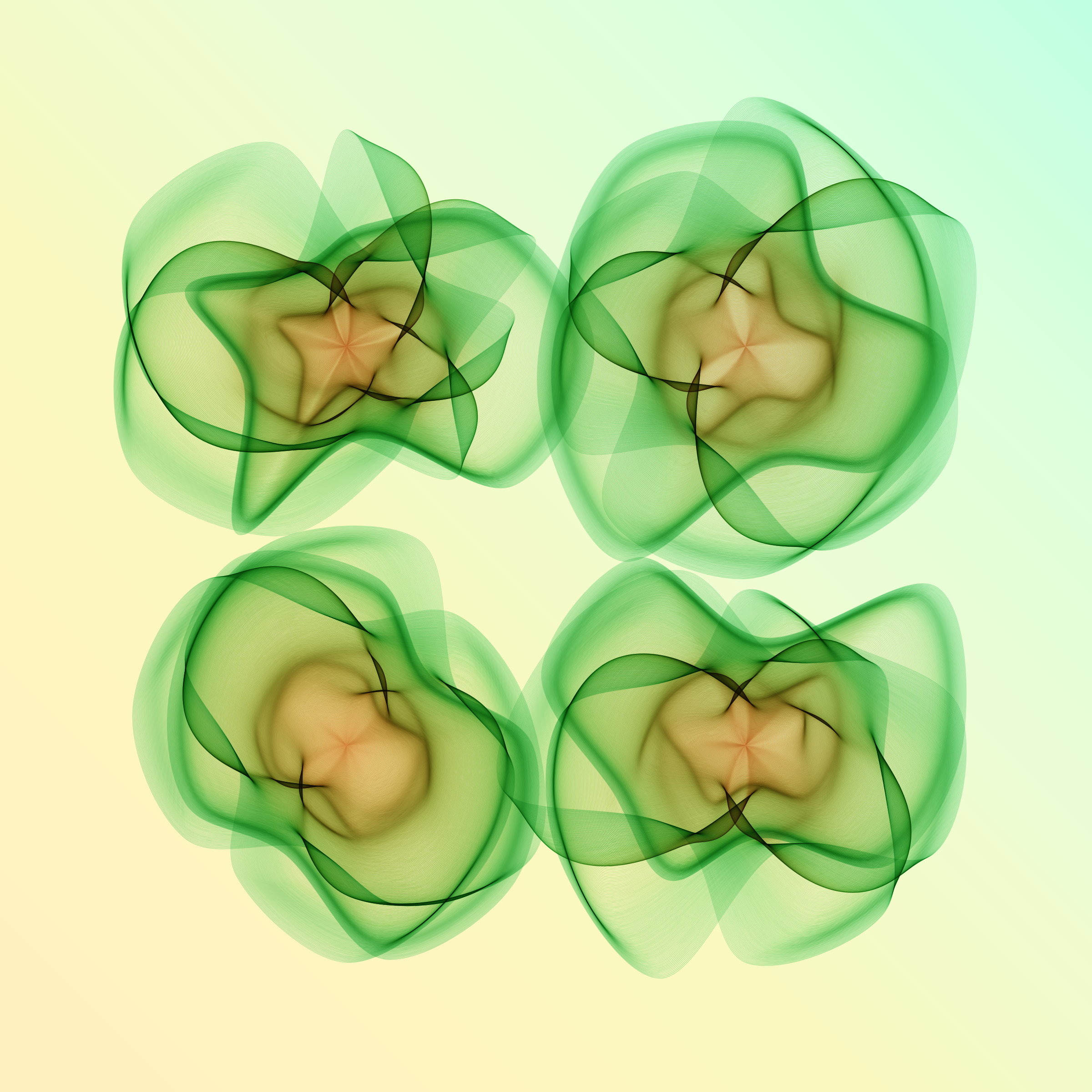 Art Blocks - Art Blocks v2 - Flowers #4902 - NFT # 116004902