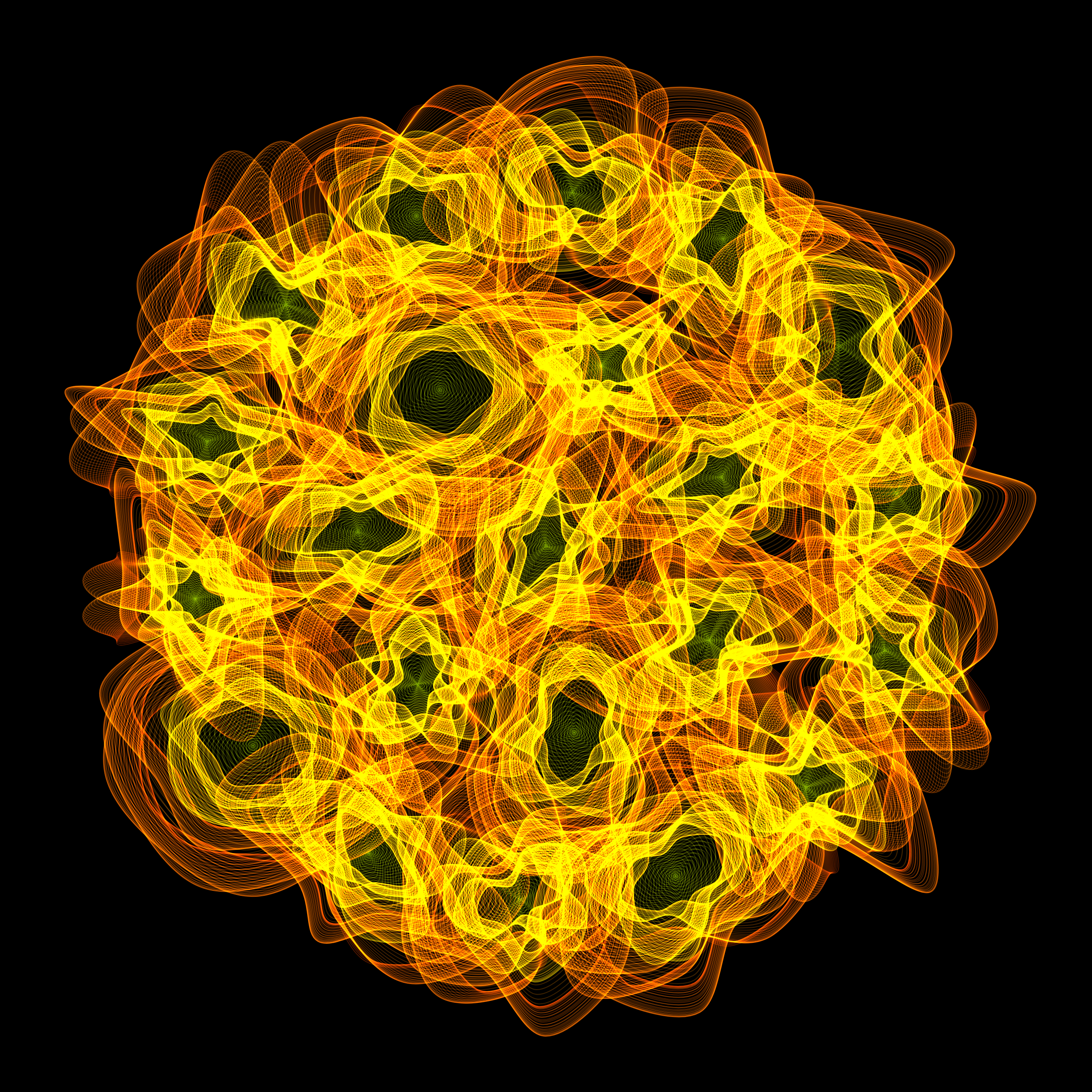 Art Blocks - Art Blocks v2 - Flowers #4910 - NFT # 116004910