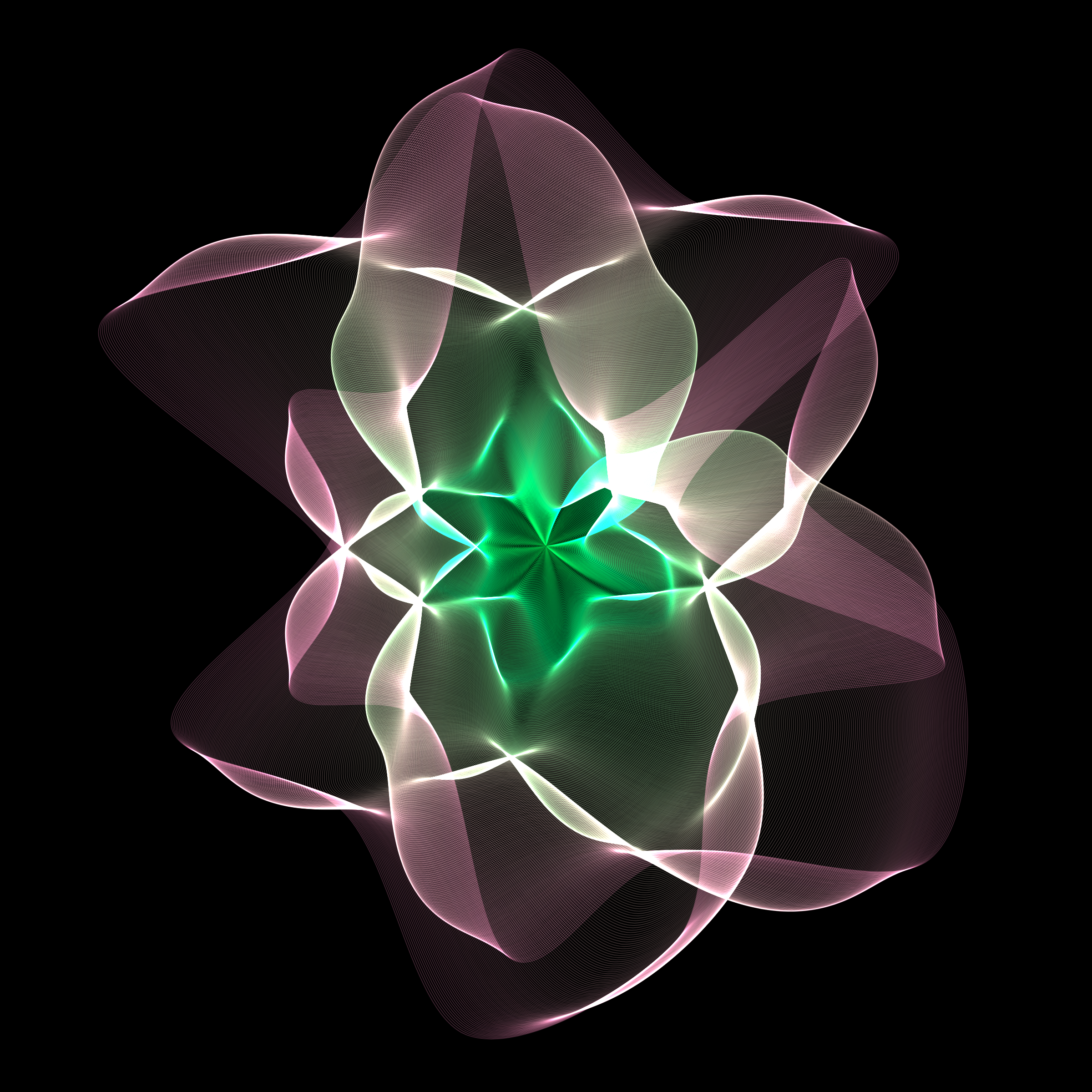 Art Blocks - Art Blocks v2 - Flowers #4911 - NFT # 116004911