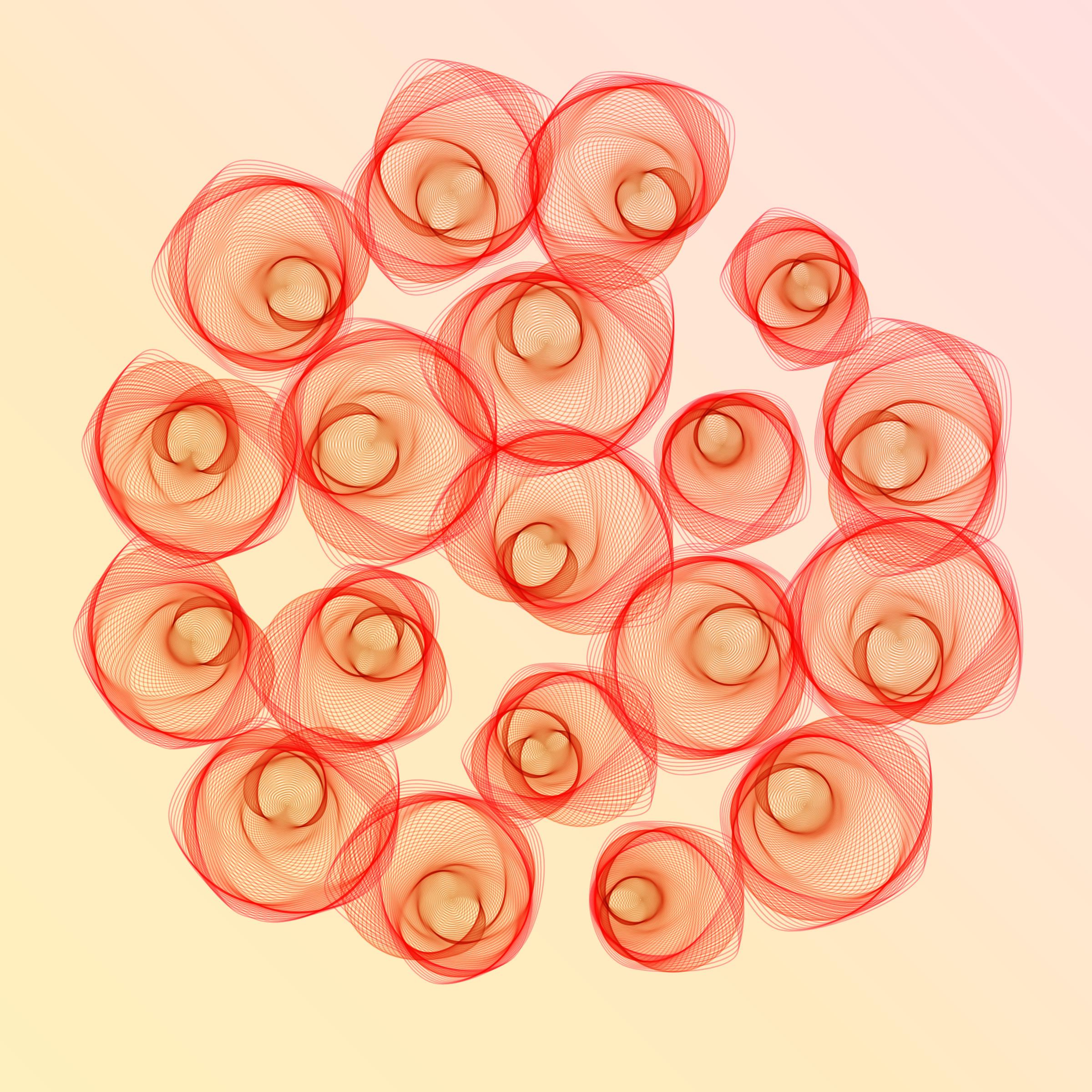 Art Blocks - Art Blocks v2 - Flowers #4932 - NFT # 116004932