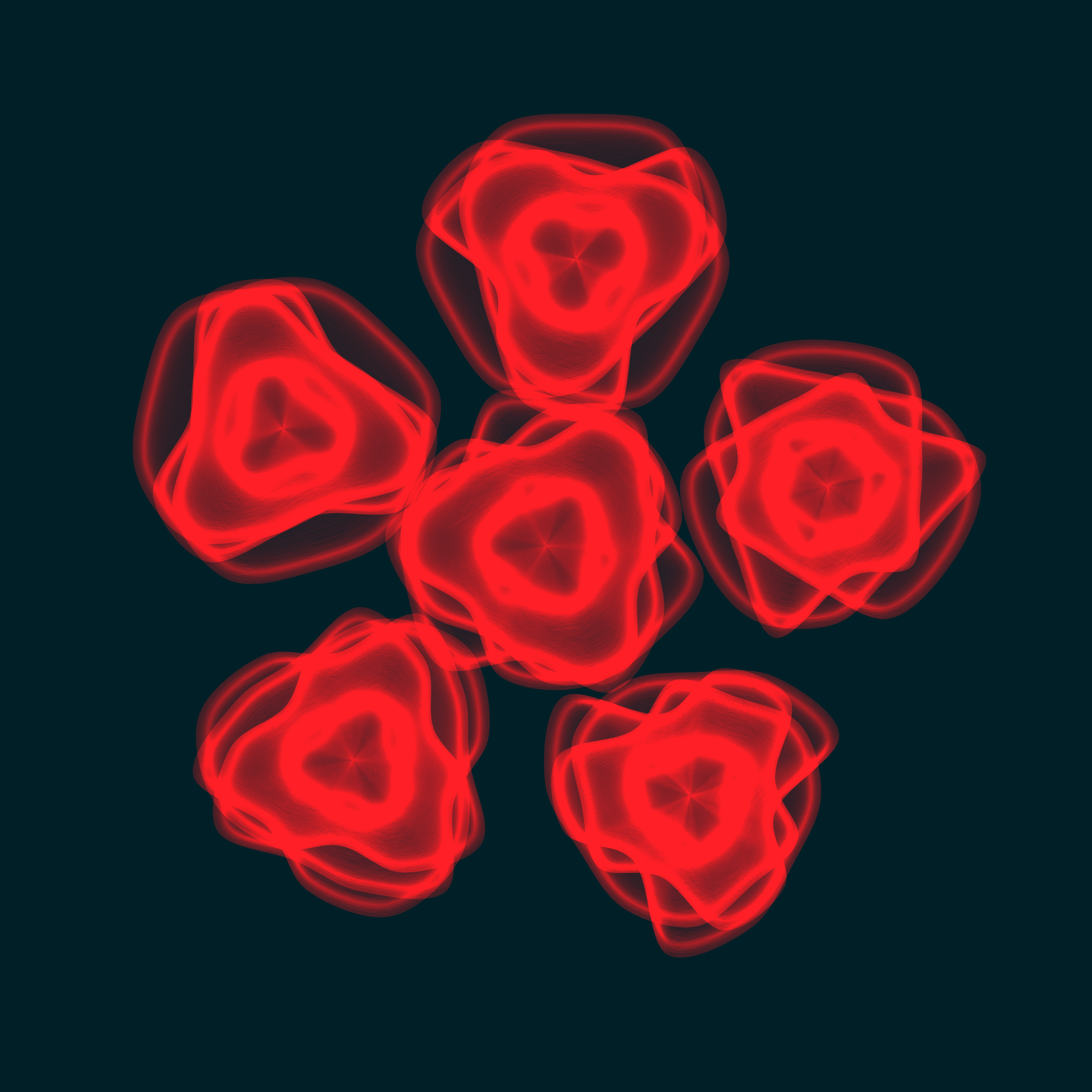 Art Blocks - Art Blocks v2 - Flowers #4951 - NFT # 116004951