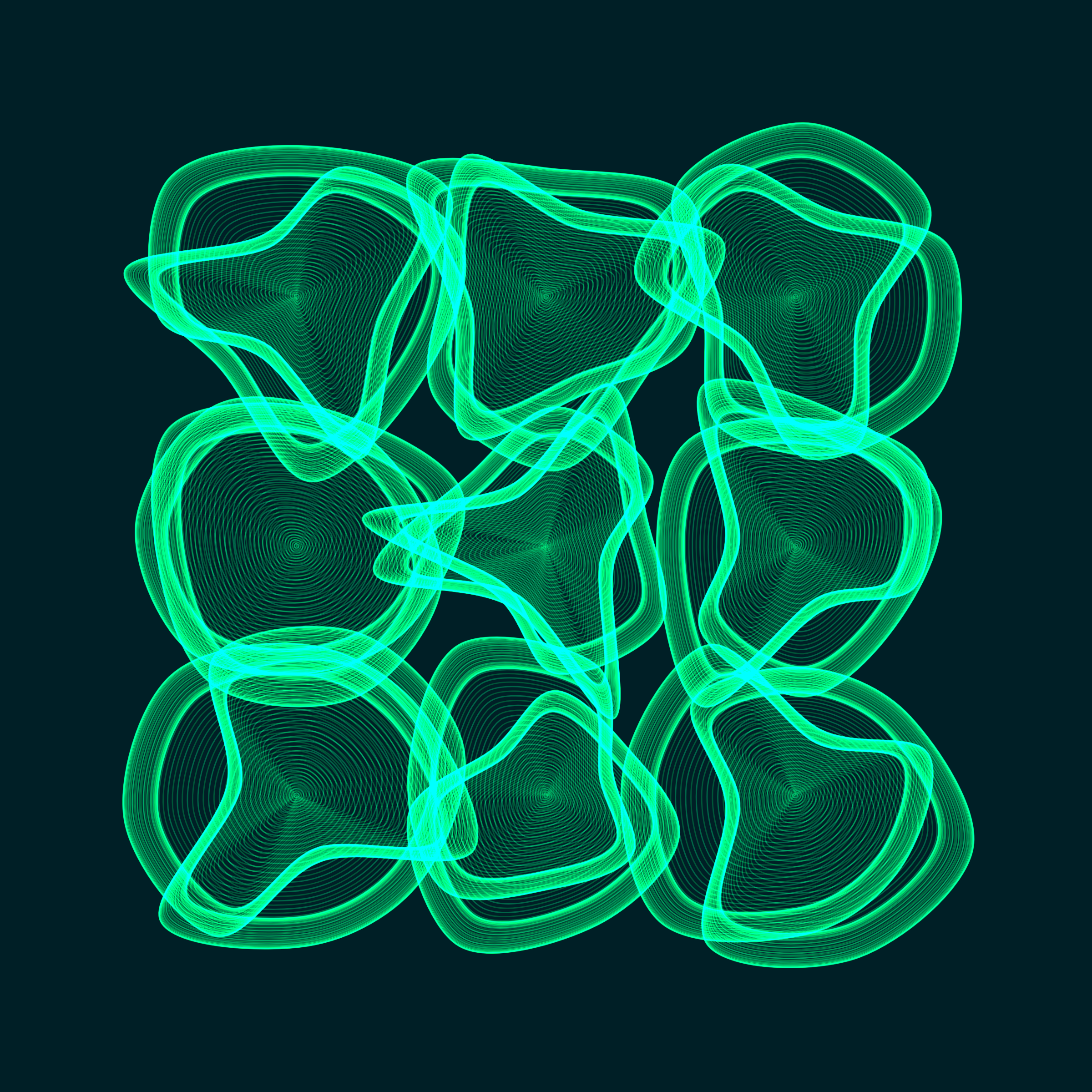 Art Blocks - Art Blocks v2 - Flowers #4968 - NFT # 116004968