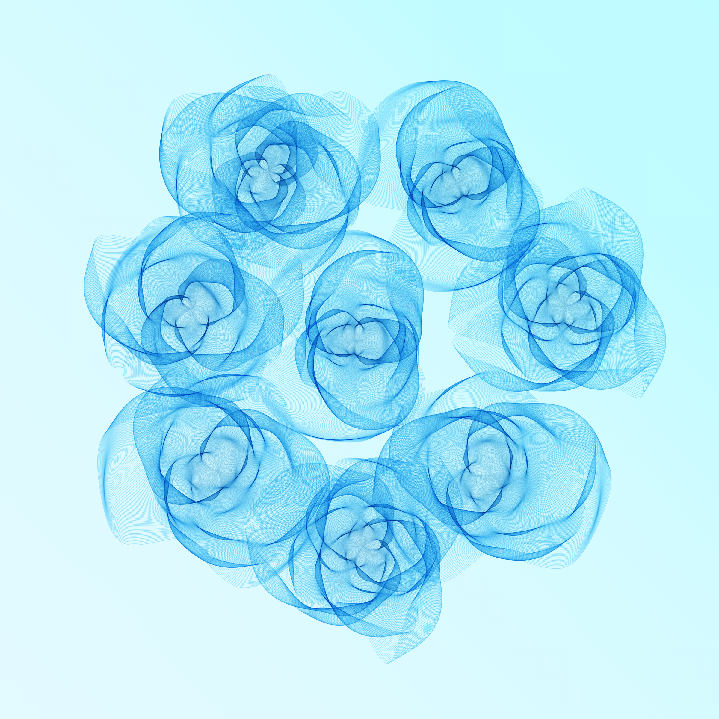 Art Blocks - Art Blocks v2 - Flowers #4971 - NFT # 116004971