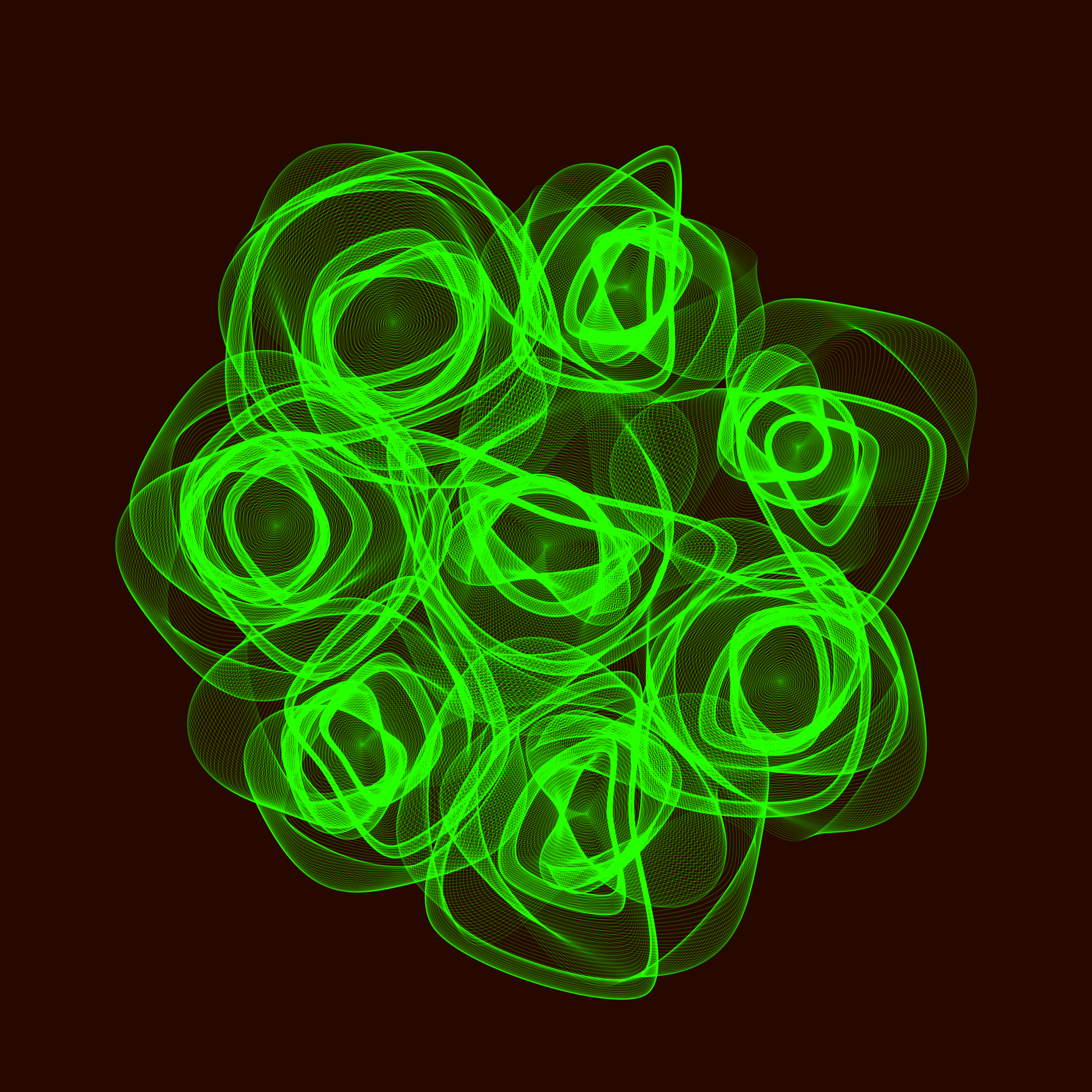 Art Blocks - Art Blocks v2 - Flowers #4985 - NFT # 116004985