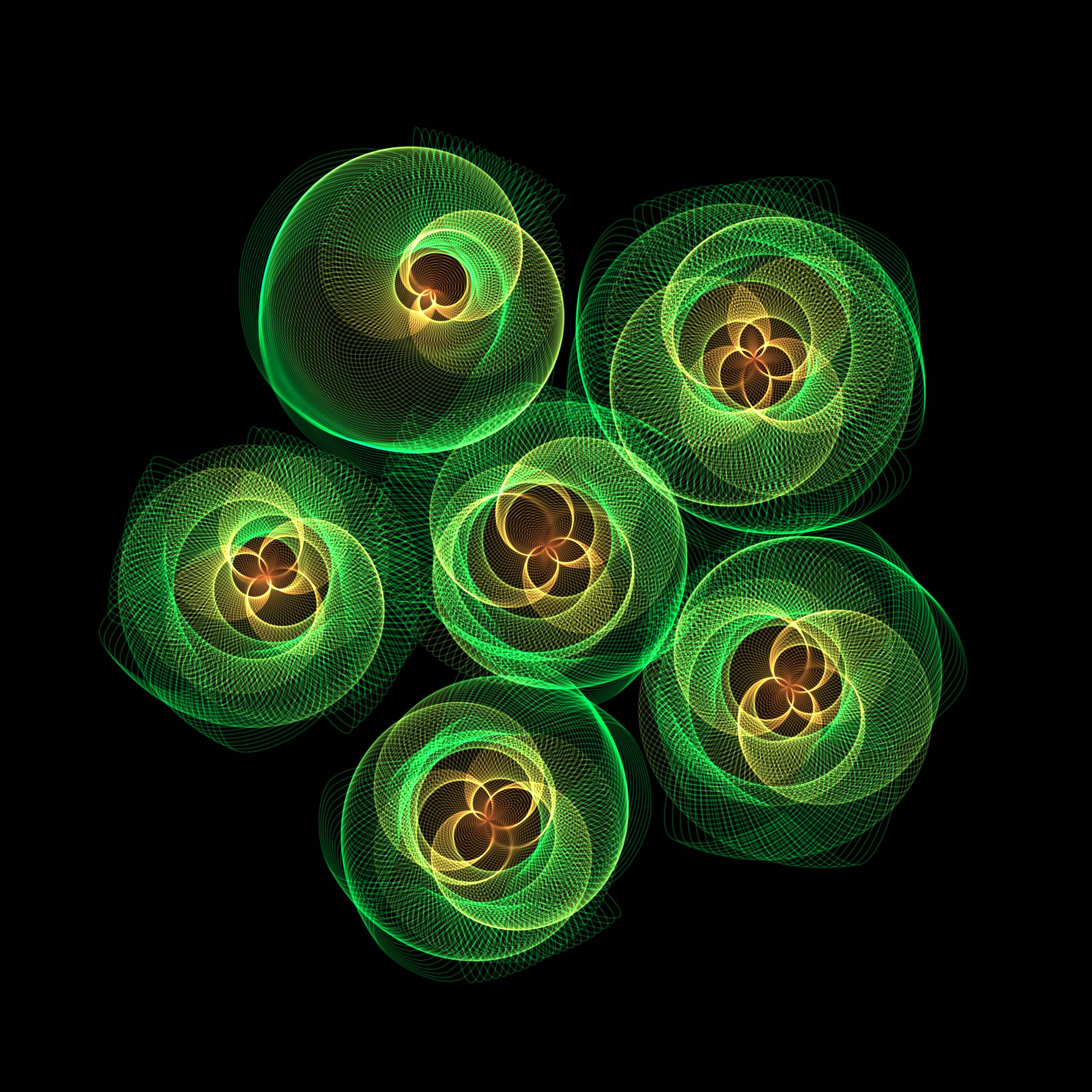 Art Blocks - Art Blocks v2 - Flowers #4989 - NFT # 116004989