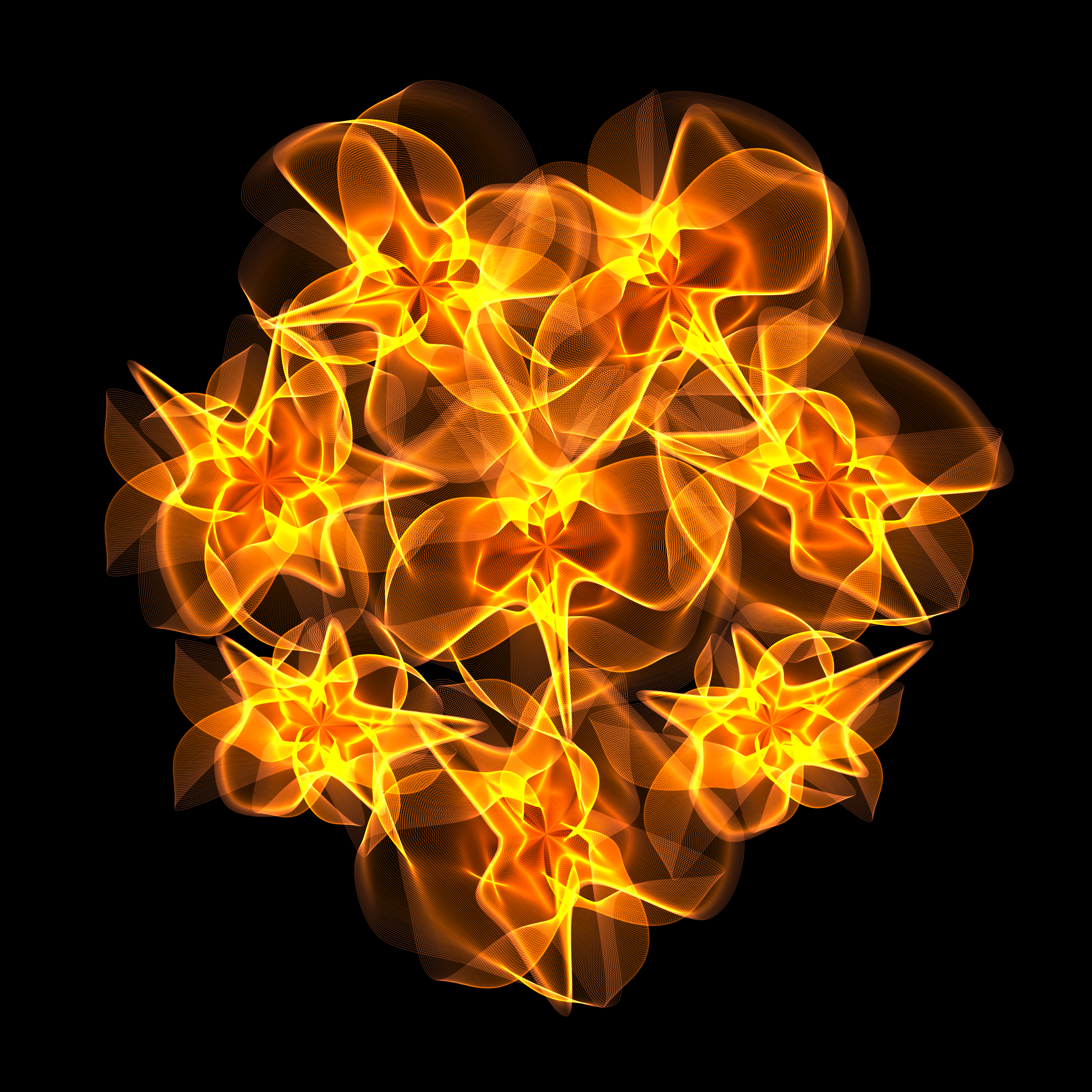 Art Blocks - Art Blocks v2 - Flowers #4998 - NFT # 116004998