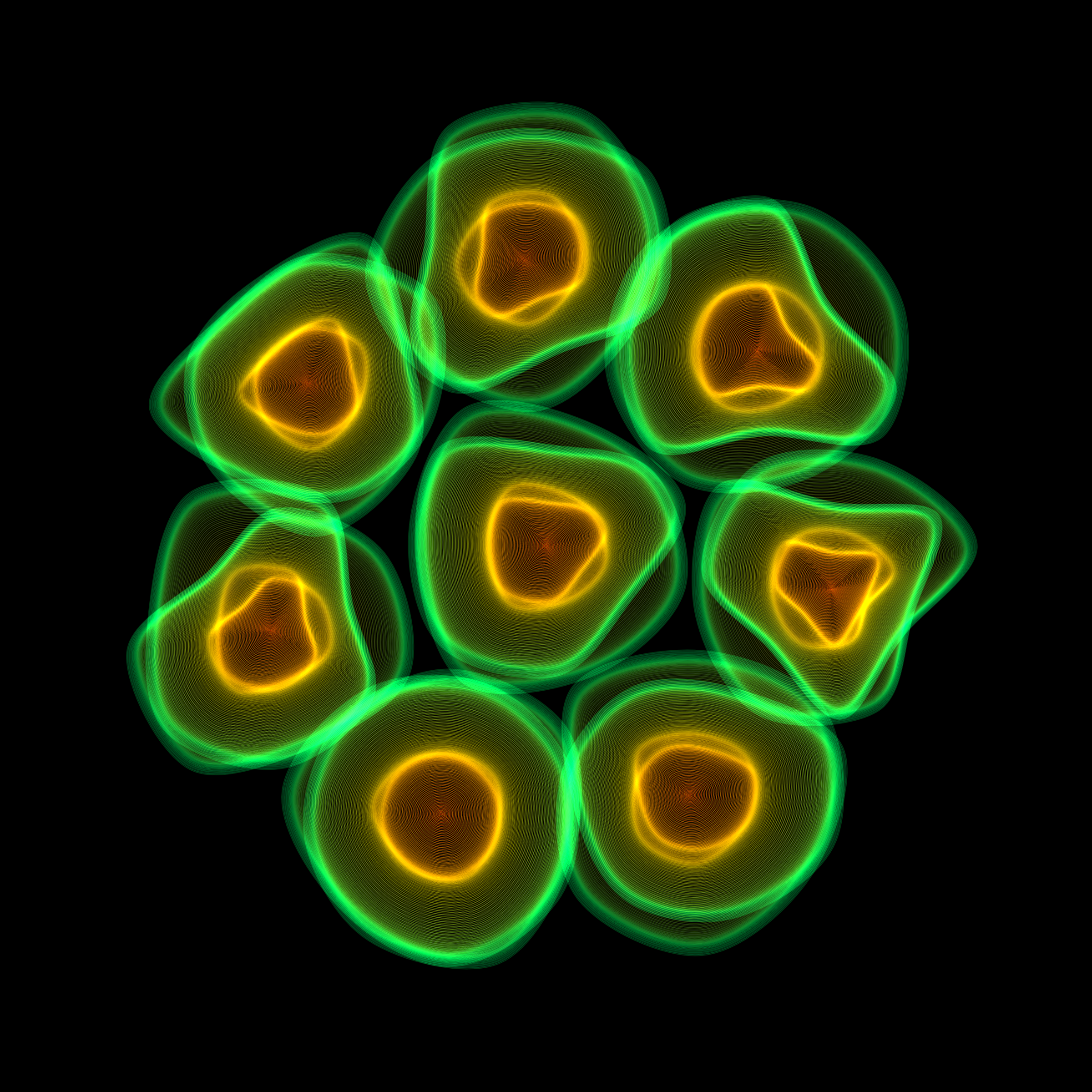 Art Blocks - Art Blocks v2 - Flowers #5003 - NFT # 116005003