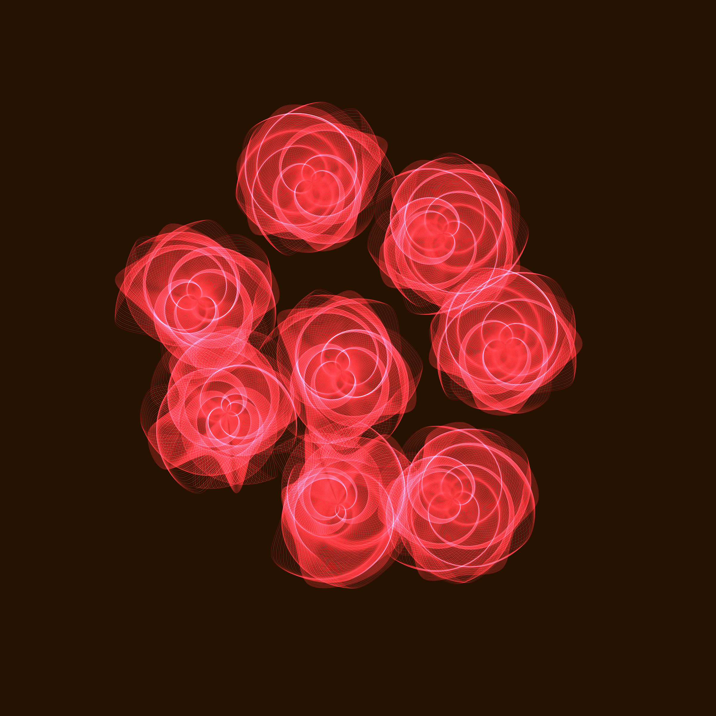 Art Blocks - Art Blocks v2 - Flowers #5005 - NFT # 116005005