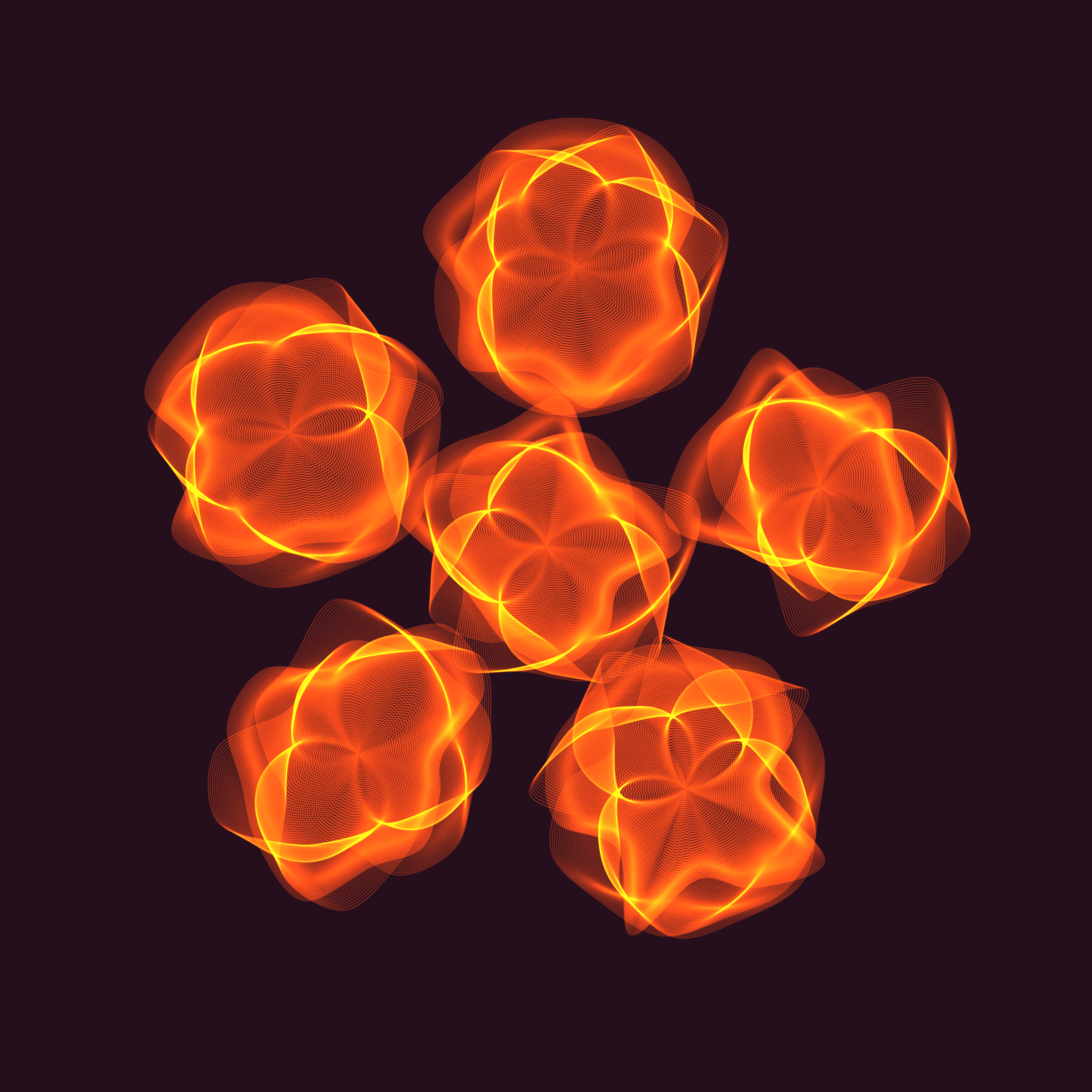 Art Blocks - Art Blocks v2 - Flowers #5007 - NFT # 116005007