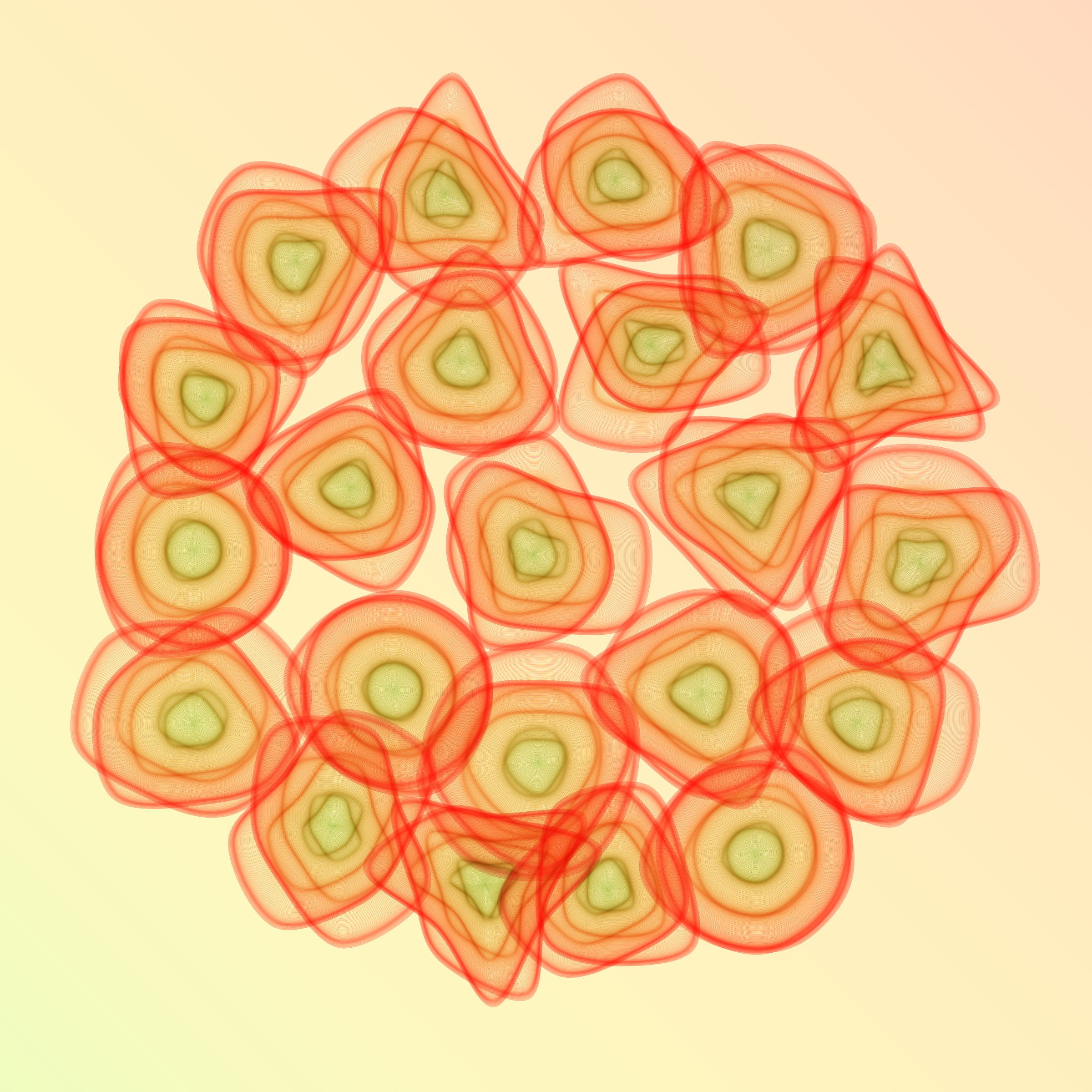 Art Blocks - Art Blocks v2 - Flowers #5011 - NFT # 116005011