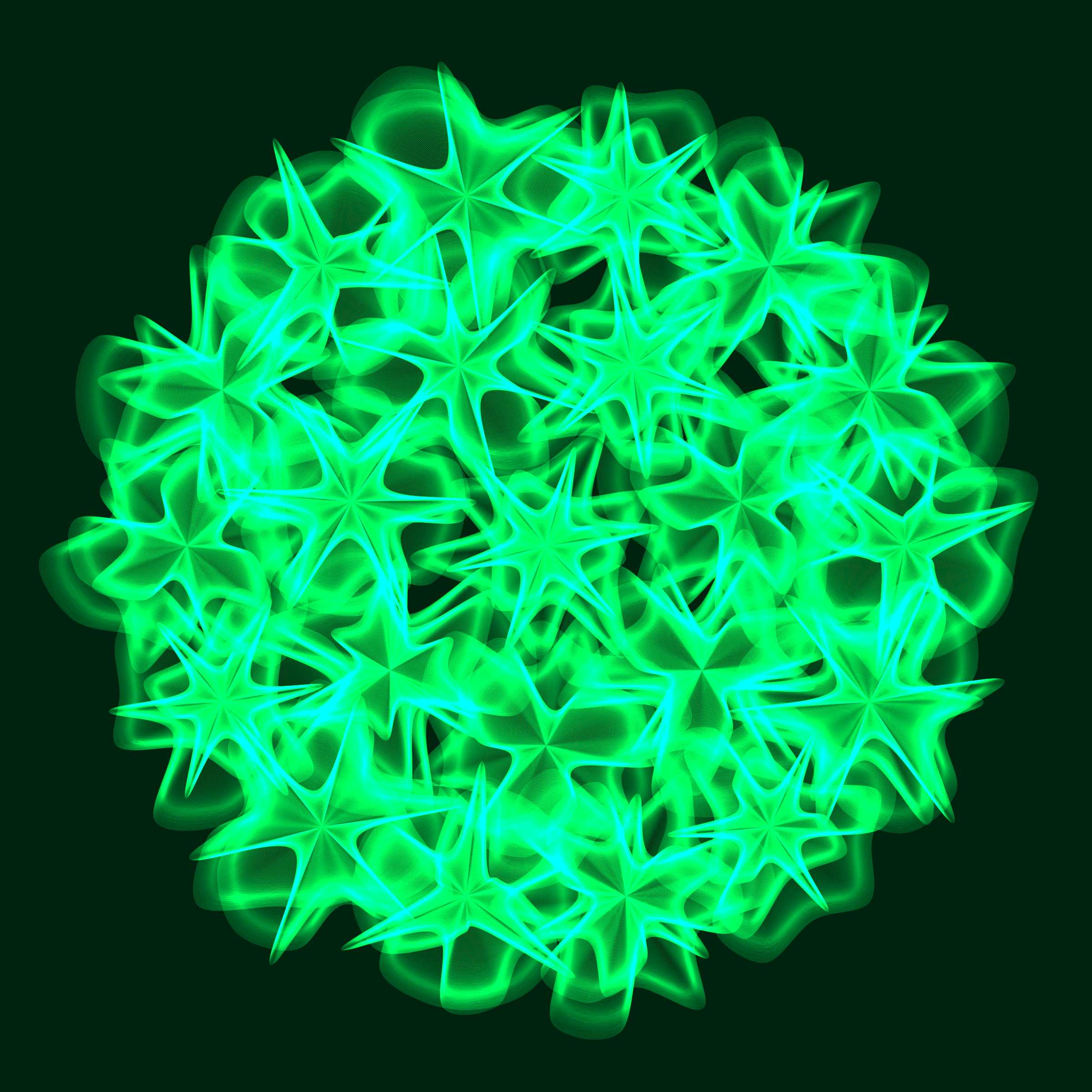 Art Blocks - Art Blocks v2 - Flowers #5015 - NFT # 116005015