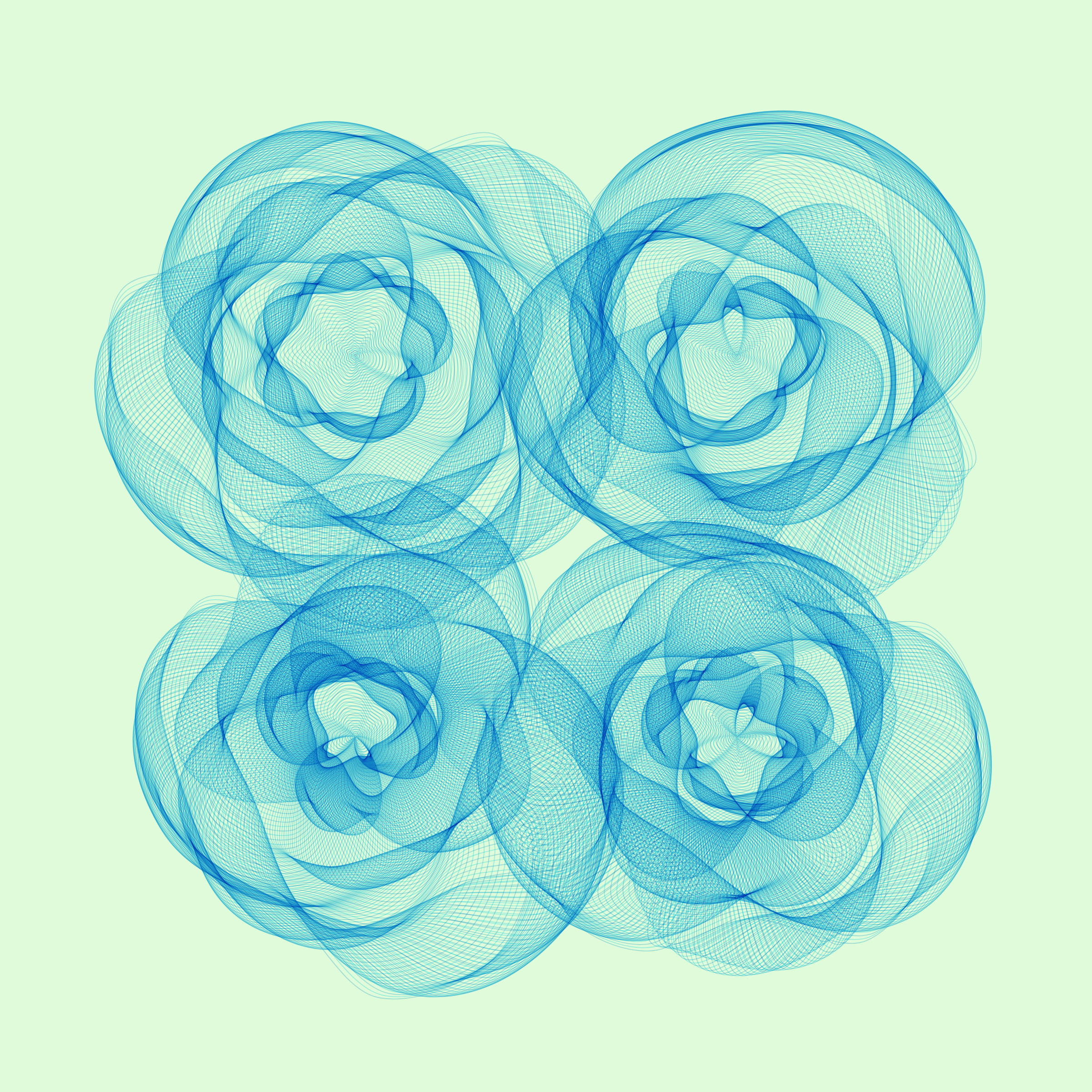 Art Blocks - Art Blocks v2 - Flowers #5018 - NFT # 116005018