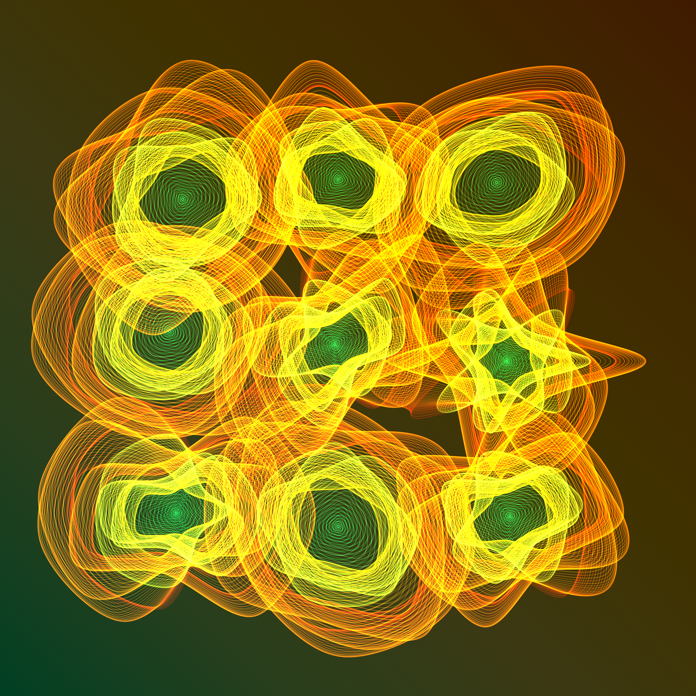 Art Blocks - Art Blocks v2 - Flowers #5025 - NFT # 116005025