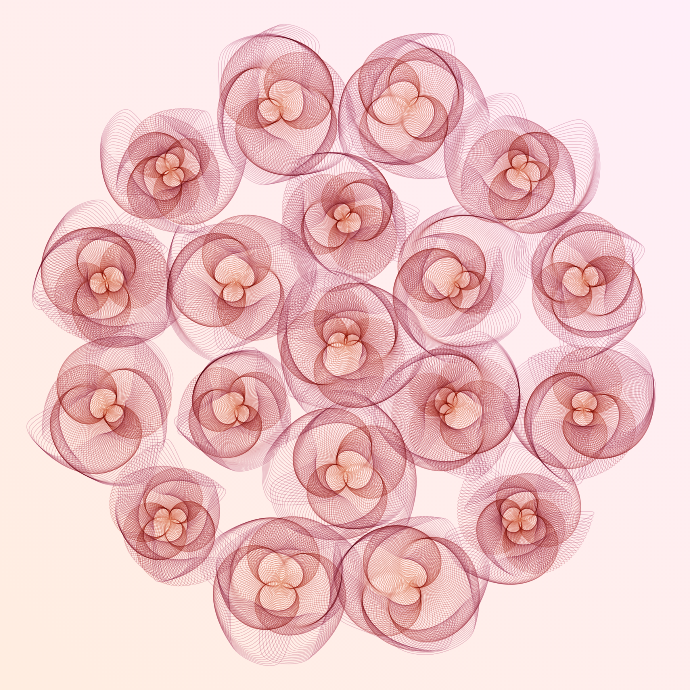 Art Blocks - Art Blocks v2 - Flowers #5033 - NFT # 116005033